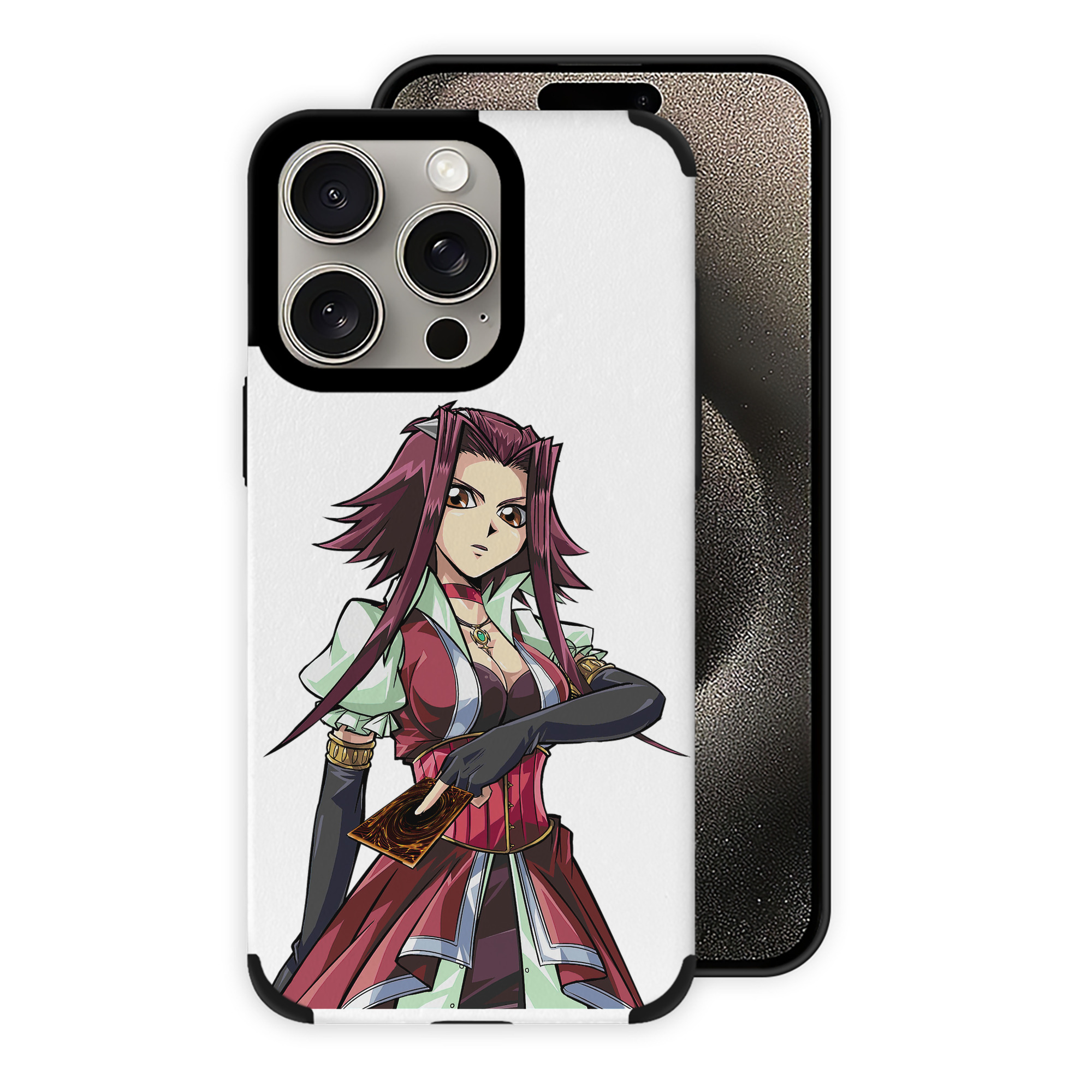 遊☆戯☆王 Yu-Gi-Oh! 【iPhone15ProMax対応】 PUレザー スマホケース 耐衝撃＆黄変防止