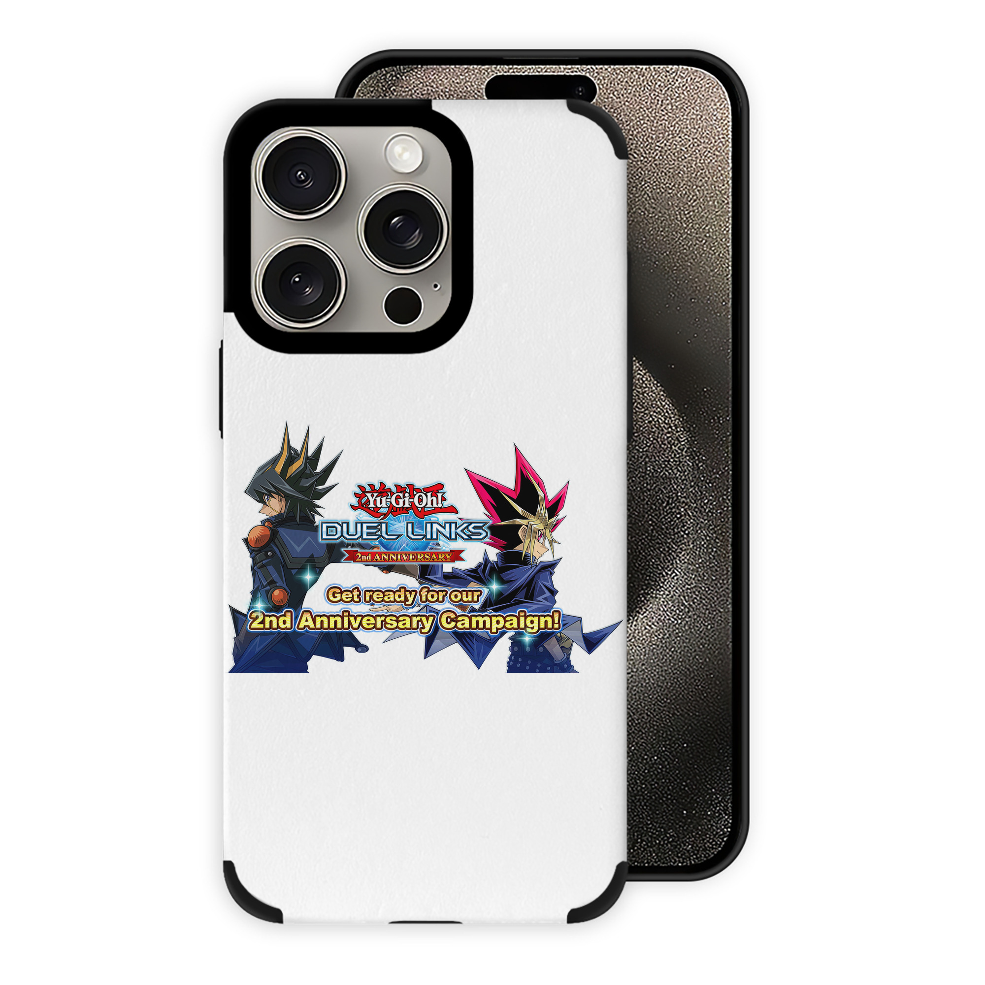 遊☆戯☆王 Yu-Gi-Oh! 【iPhone15ProMax対応】 PUレザー スマホケース 耐衝撃＆黄変防止