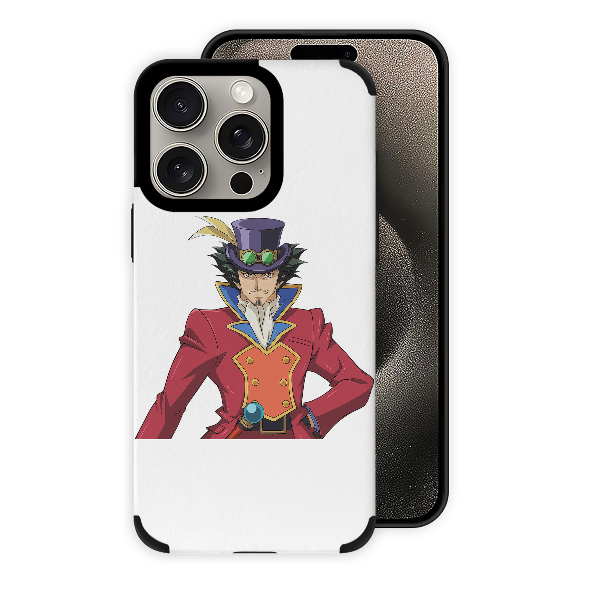 遊☆戯☆王 Yu-Gi-Oh! 【iPhone15ProMax対応】 PUレザー スマホケース 耐衝撃＆黄変防止
