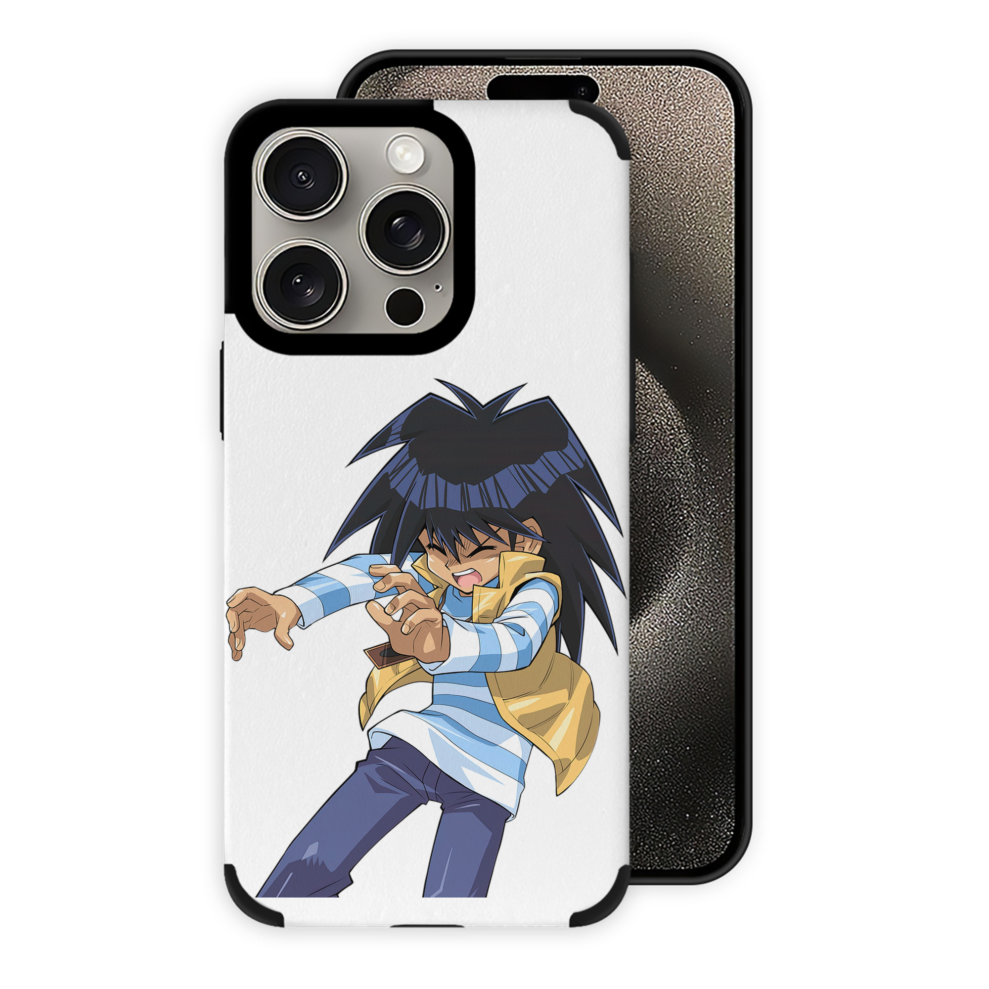 （画像用） 遊☆戯☆王 Yu-Gi-Oh! 【iPhone15ProMax対応】 PUレザー スマホケース 耐衝撃＆黄変防止