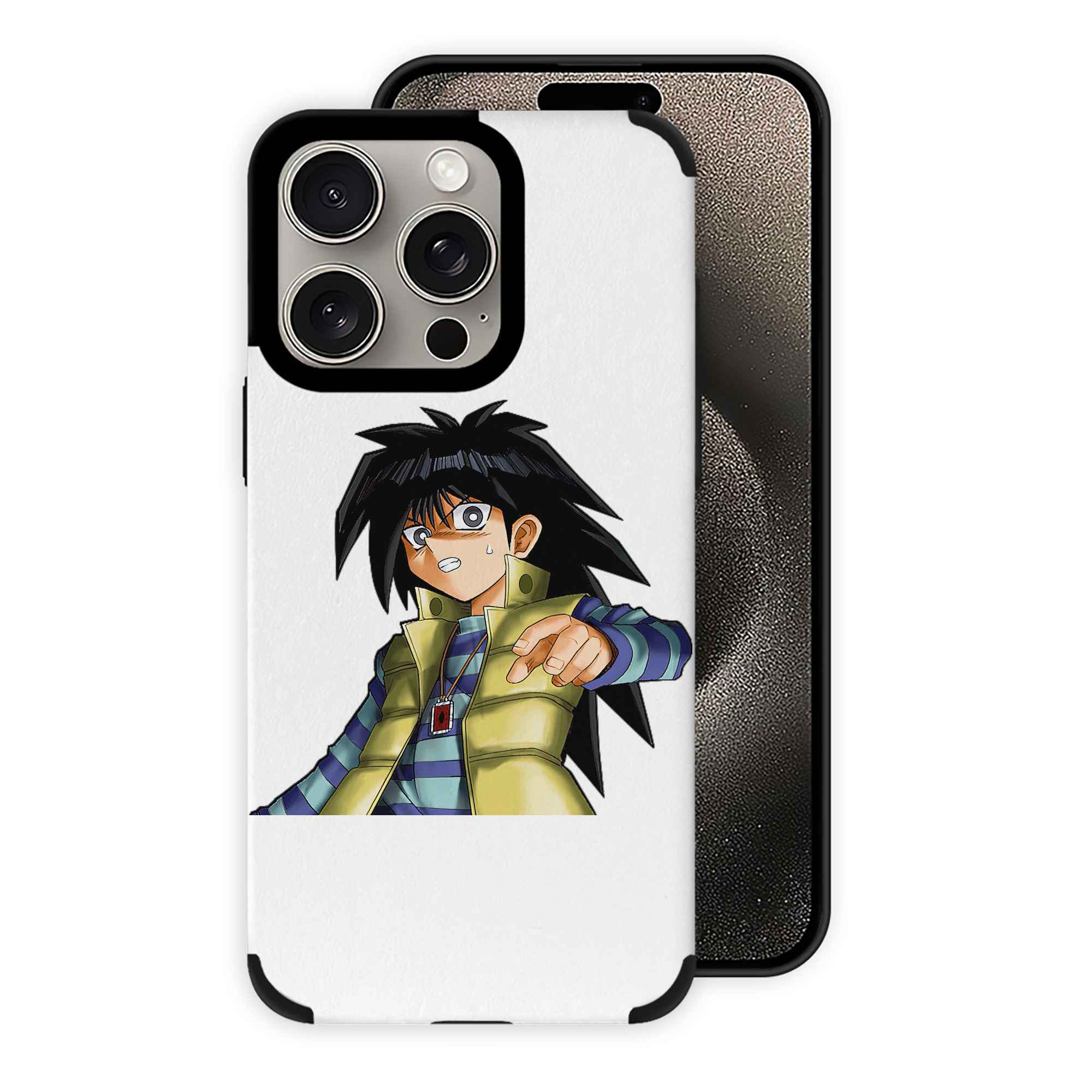 遊☆戯☆王 Yu-Gi-Oh! 【iPhone15ProMax対応】 PUレザー スマホケース 耐衝撃＆黄変防止