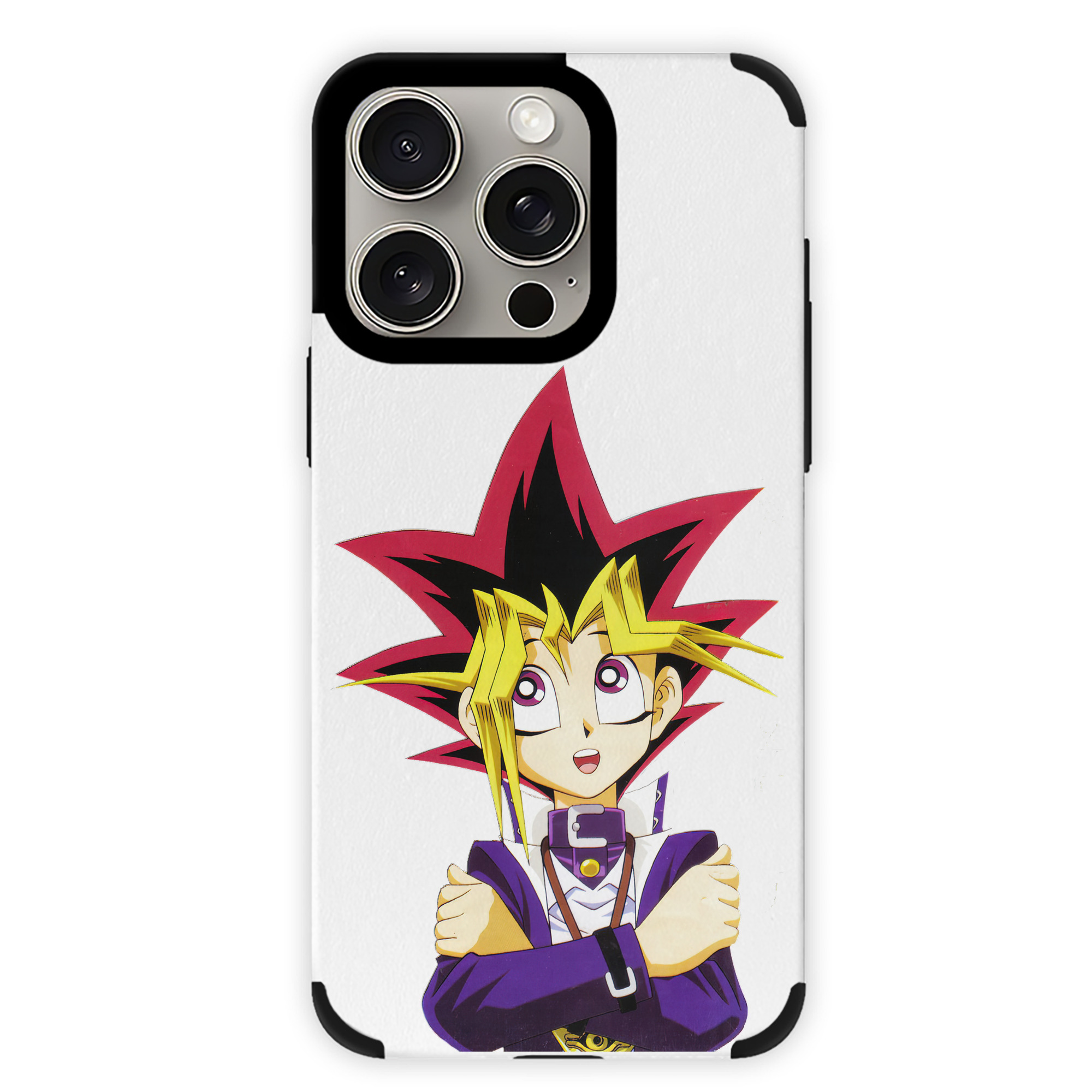 遊☆戯☆王 Yu-Gi-Oh! 【iPhone15ProMax対応】 PUレザー スマホケース 耐衝撃＆黄変防止