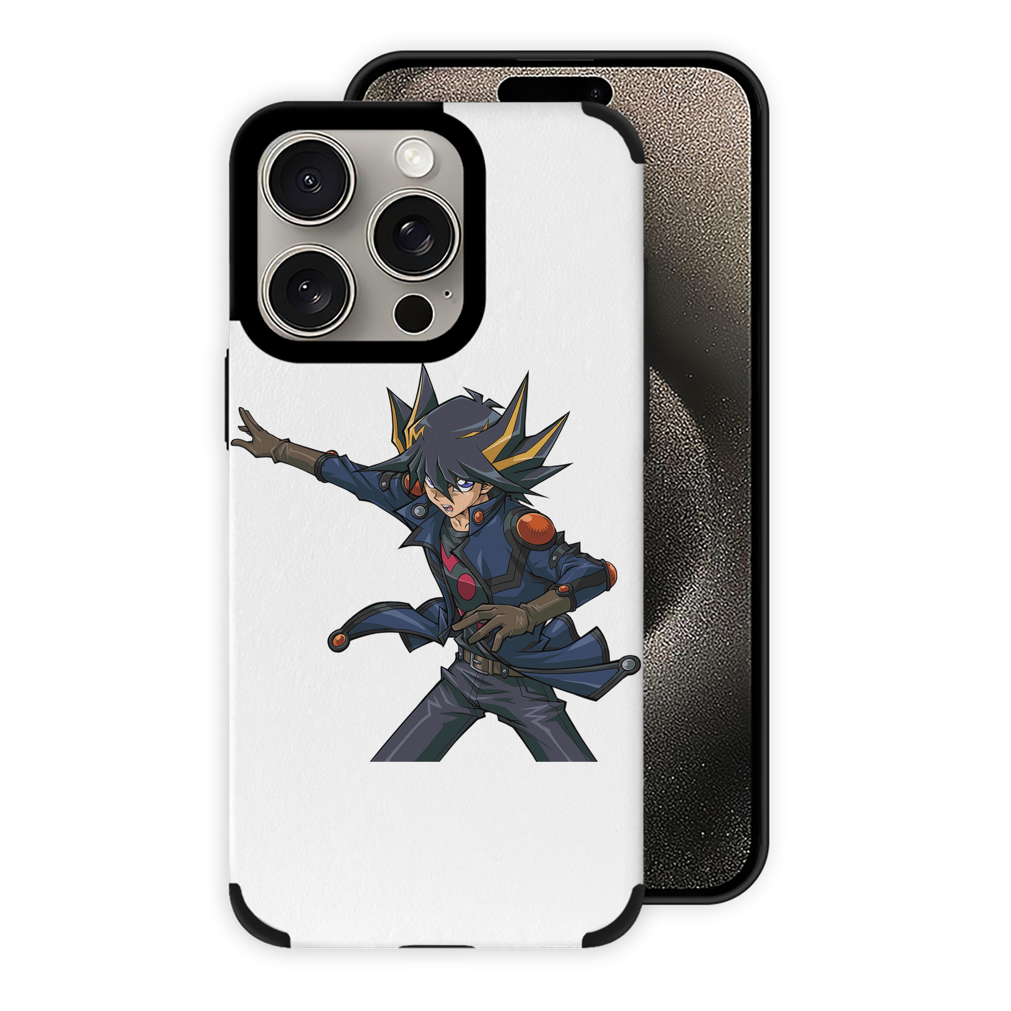 遊☆戯☆王 Yu-Gi-Oh! 【iPhone15ProMax対応】 PUレザー スマホケース 耐衝撃＆黄変防止