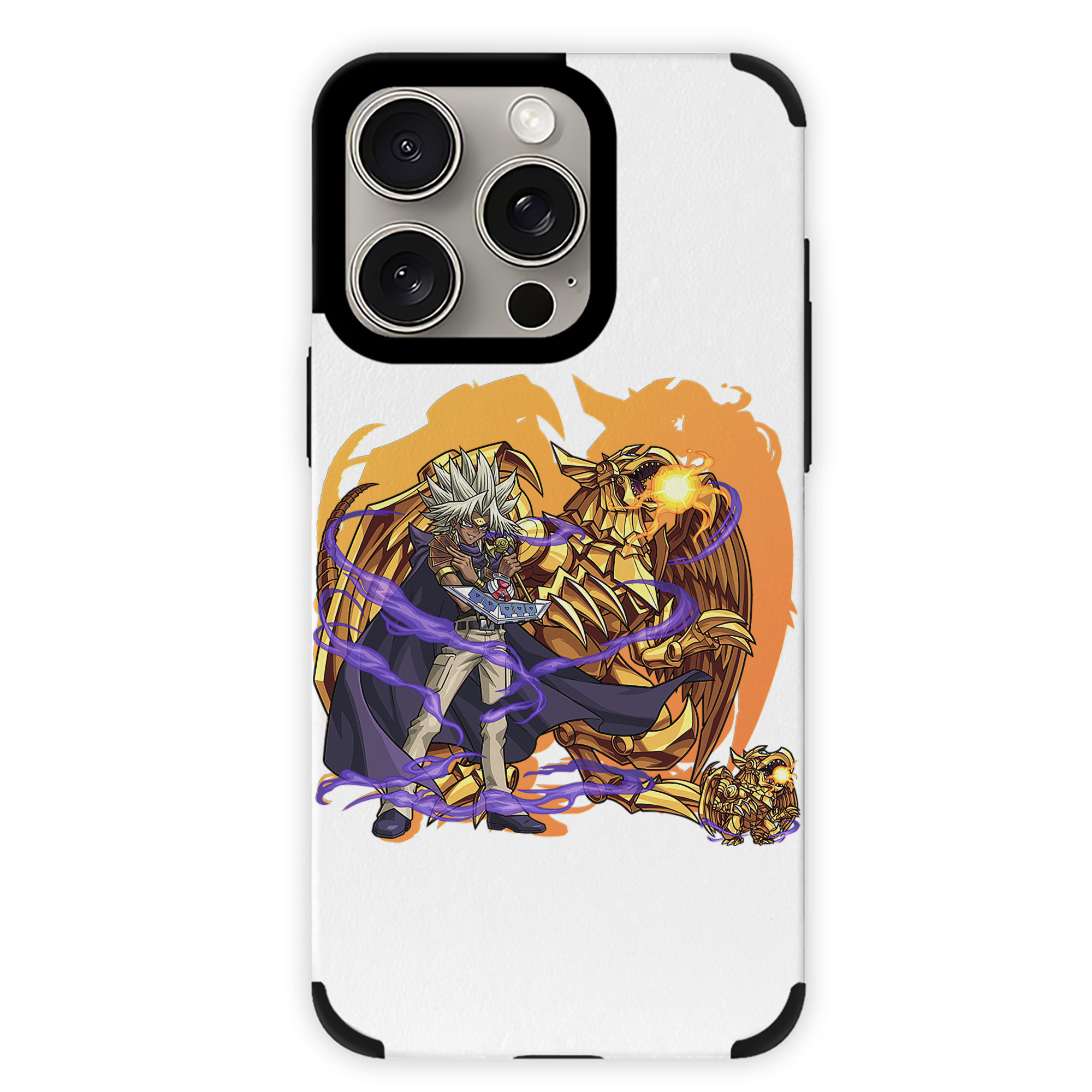 遊☆戯☆王 Yu-Gi-Oh! 【iPhone15ProMax対応】 PUレザー スマホケース 耐衝撃＆黄変防止