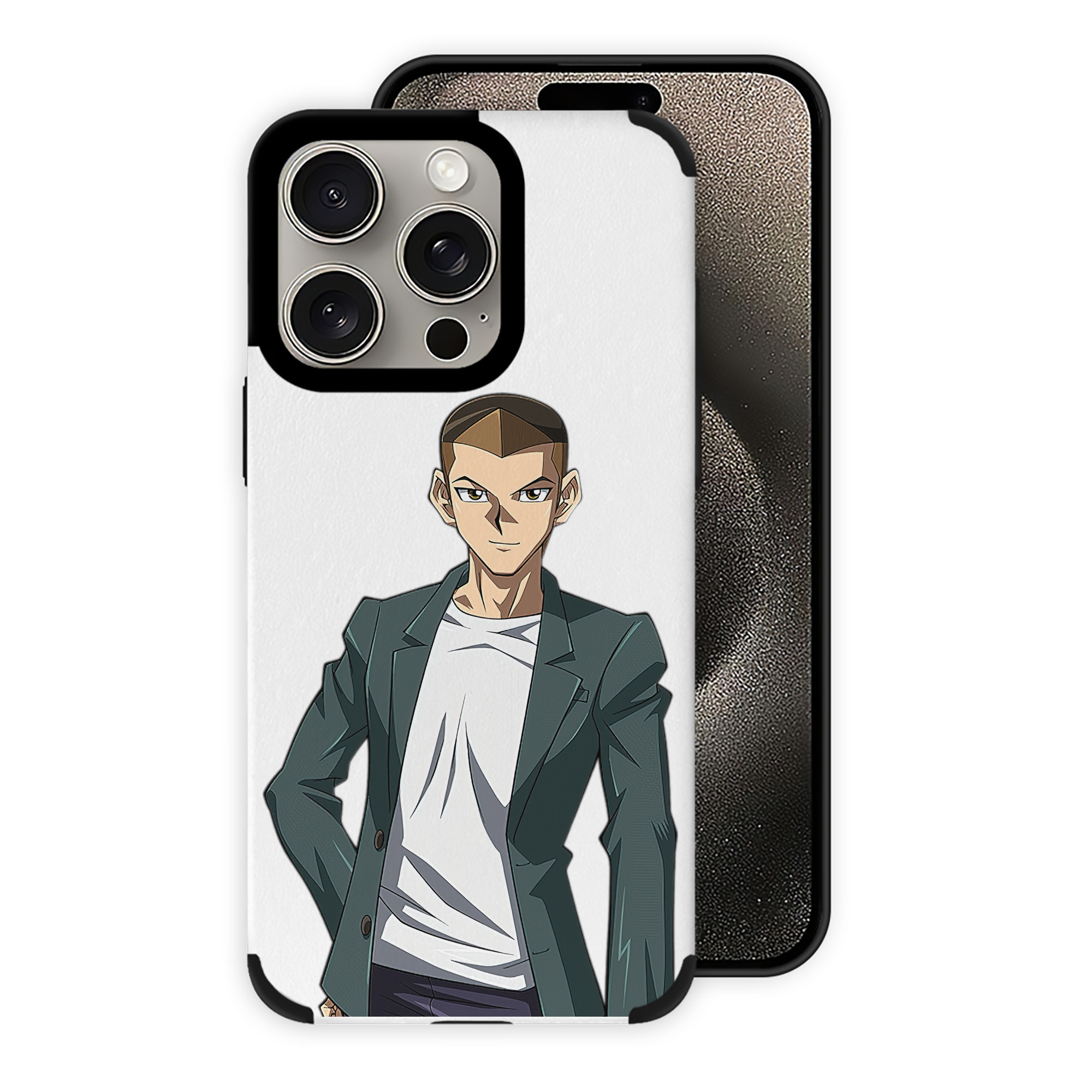 （画像用） 遊☆戯☆王 Yu-Gi-Oh! 【iPhone15ProMax対応】 PUレザー スマホケース 耐衝撃＆黄変防止