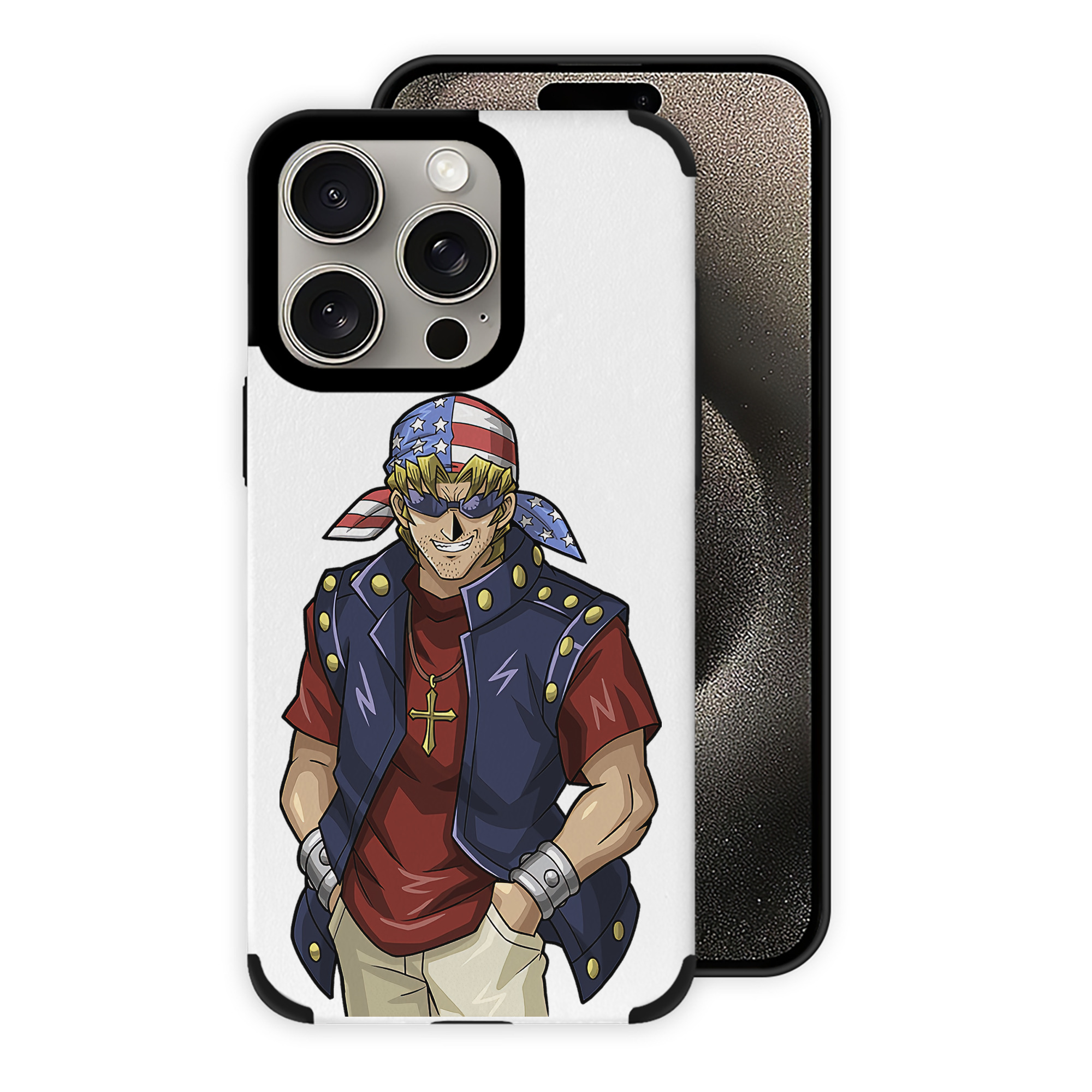 遊☆戯☆王 Yu-Gi-Oh! 【iPhone15ProMax対応】 PUレザー スマホケース 耐衝撃＆黄変防止