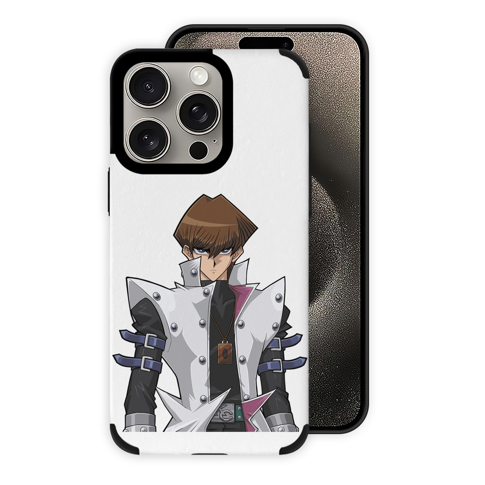 遊☆戯☆王 Yu-Gi-Oh! 【iPhone15ProMax対応】 PUレザー スマホケース 耐衝撃＆黄変防止
