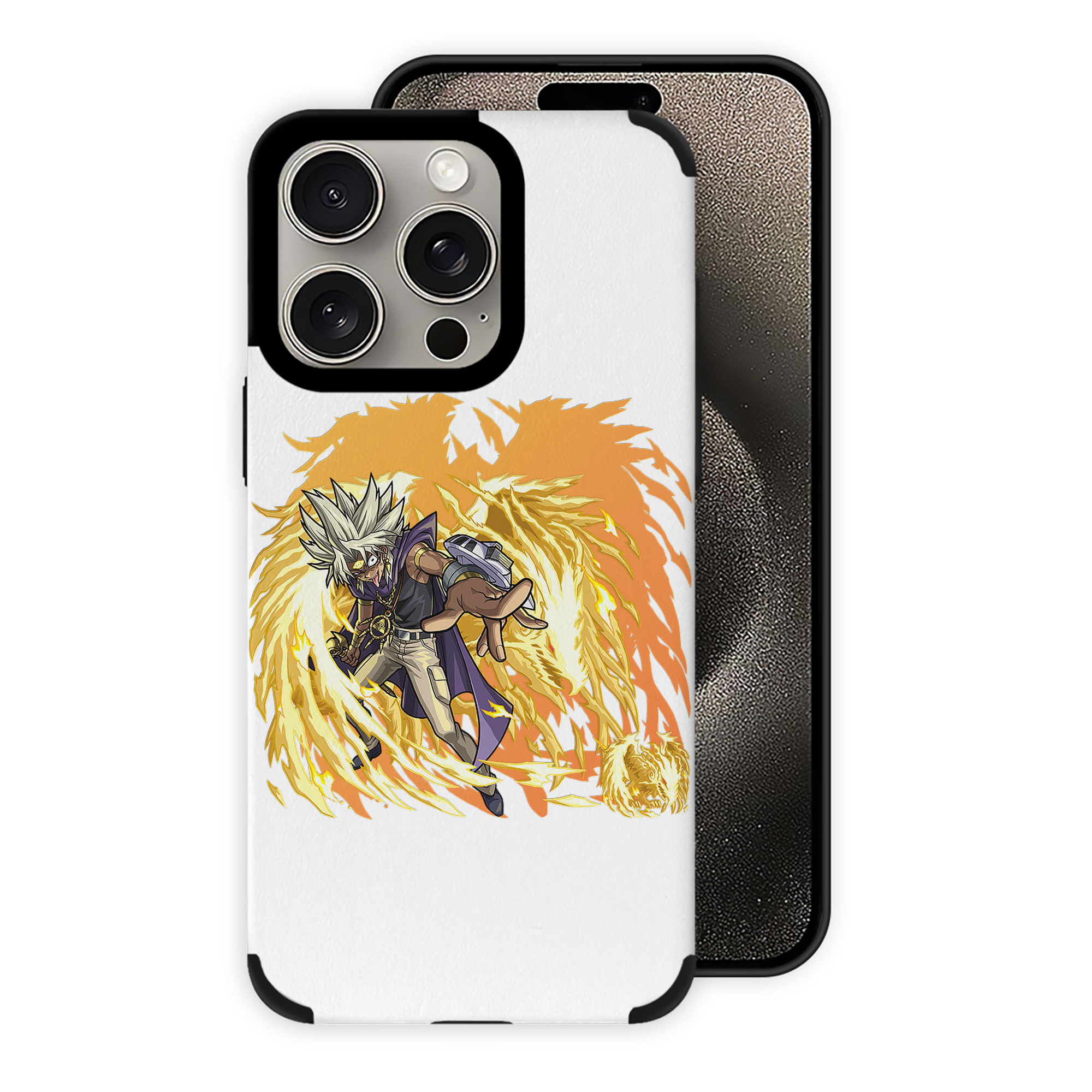 （画像用） 遊☆戯☆王 Yu-Gi-Oh! 【iPhone15ProMax対応】 PUレザー スマホケース 耐衝撃＆黄変防止