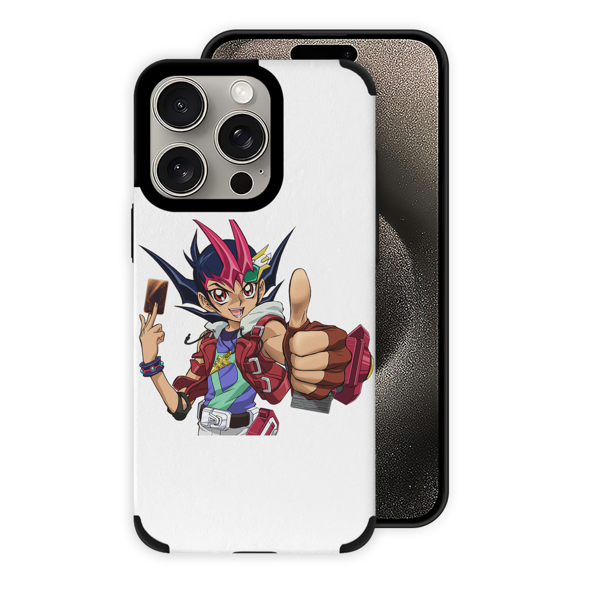 遊☆戯☆王 Yu-Gi-Oh! 【iPhone15ProMax対応】 PUレザー スマホケース 耐衝撃＆黄変防止