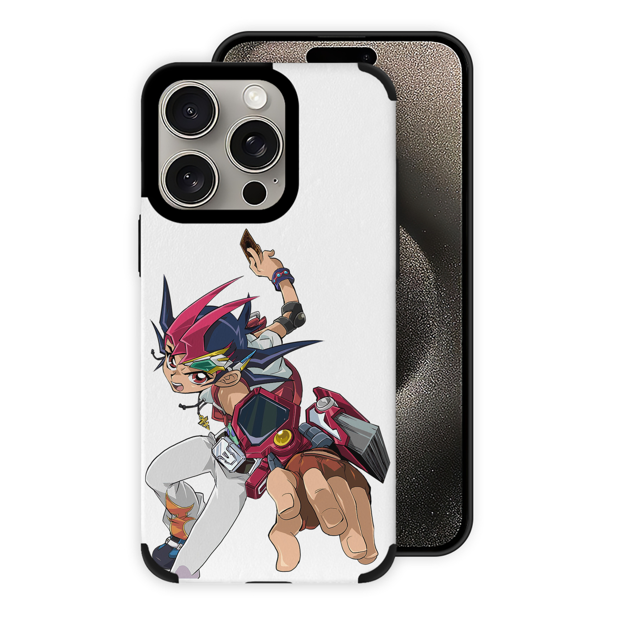 遊☆戯☆王 Yu-Gi-Oh! 【iPhone15ProMax対応】 PUレザー スマホケース 耐衝撃＆黄変防止