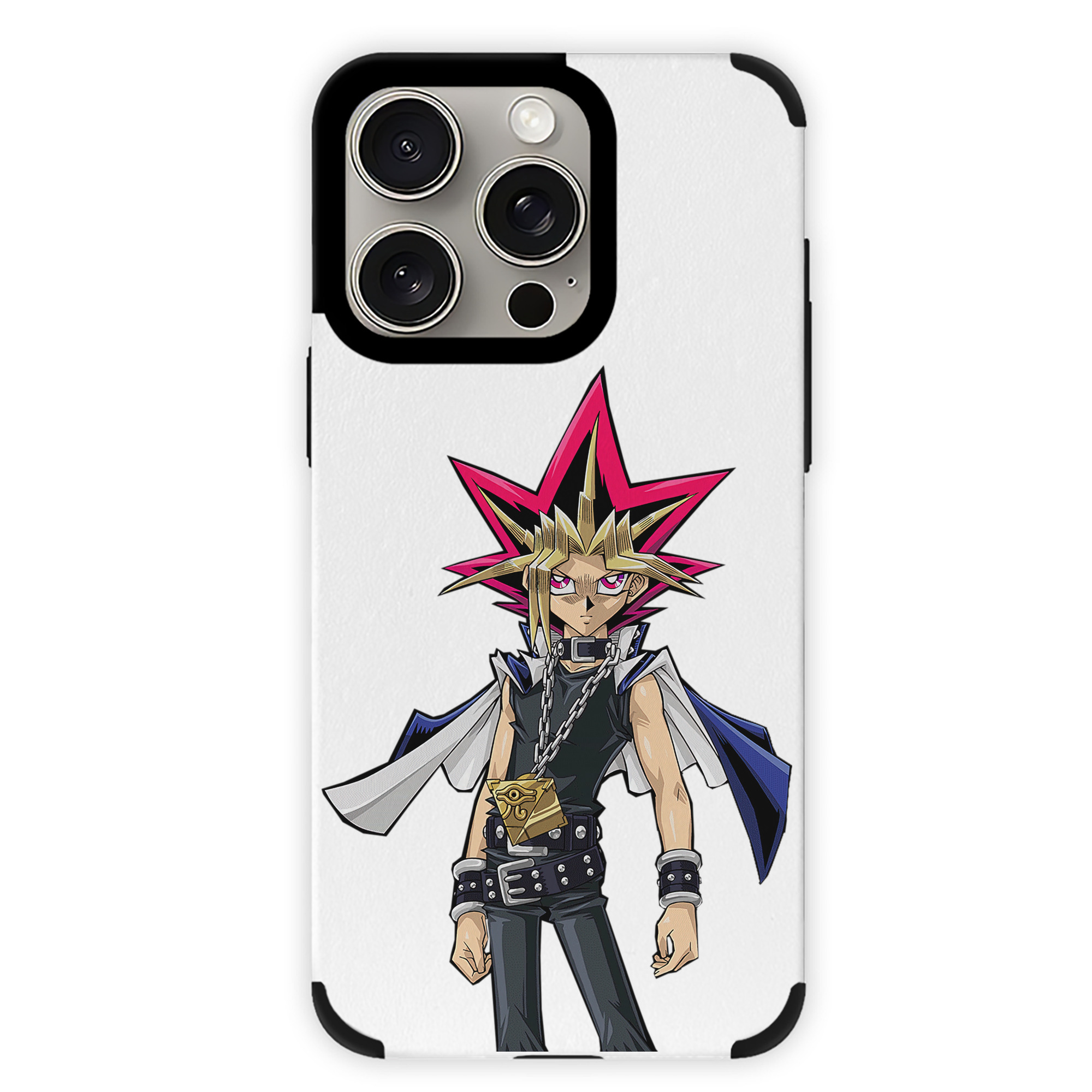 遊☆戯☆王 Yu-Gi-Oh! 【iPhone15ProMax対応】 PUレザー スマホケース 耐衝撃＆黄変防止