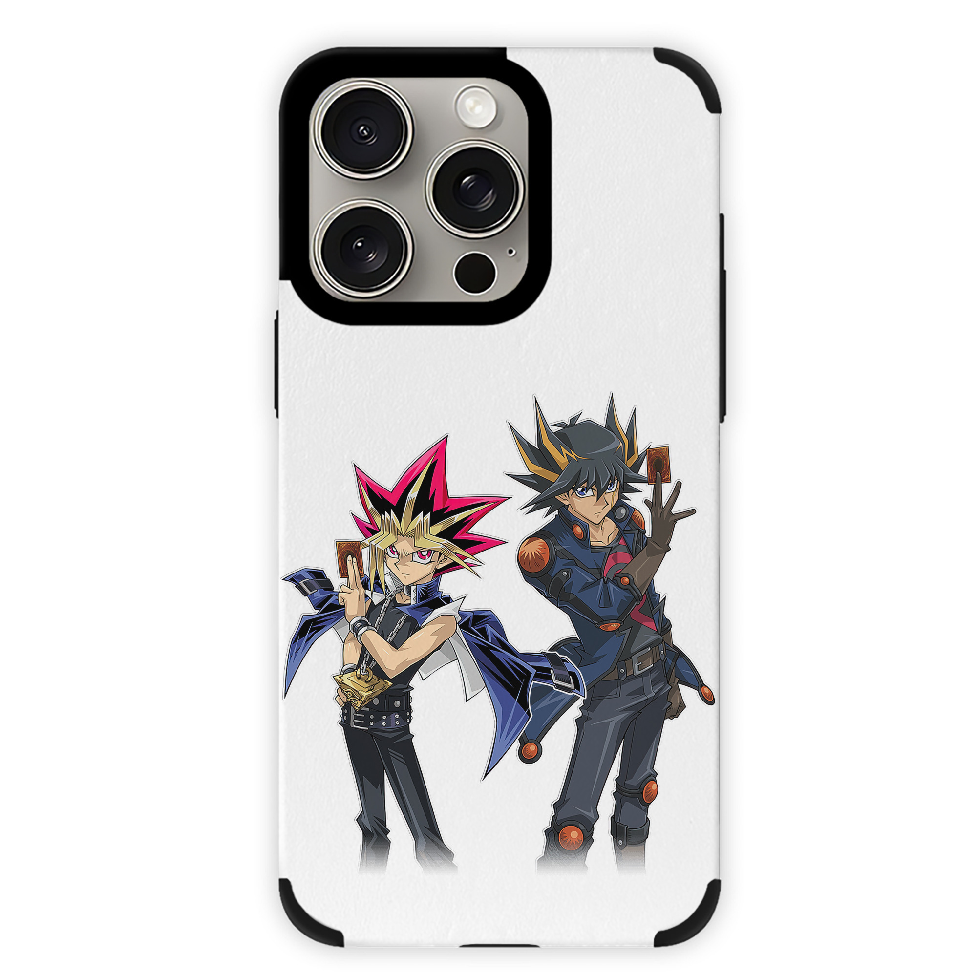 遊☆戯☆王 Yu-Gi-Oh! 【iPhone15ProMax対応】 PUレザー スマホケース 耐衝撃＆黄変防止