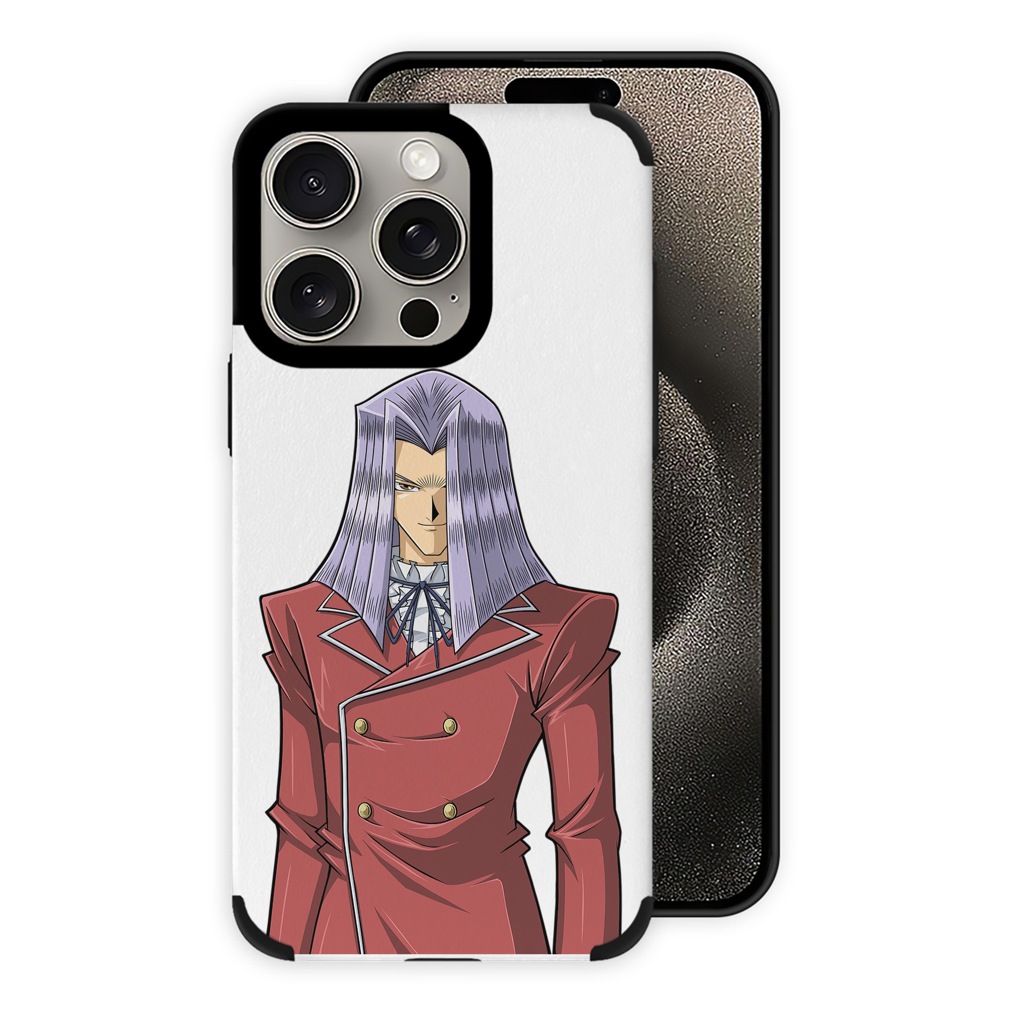 遊☆戯☆王 Yu-Gi-Oh! 【iPhone15ProMax対応】 PUレザー スマホケース 耐衝撃＆黄変防止