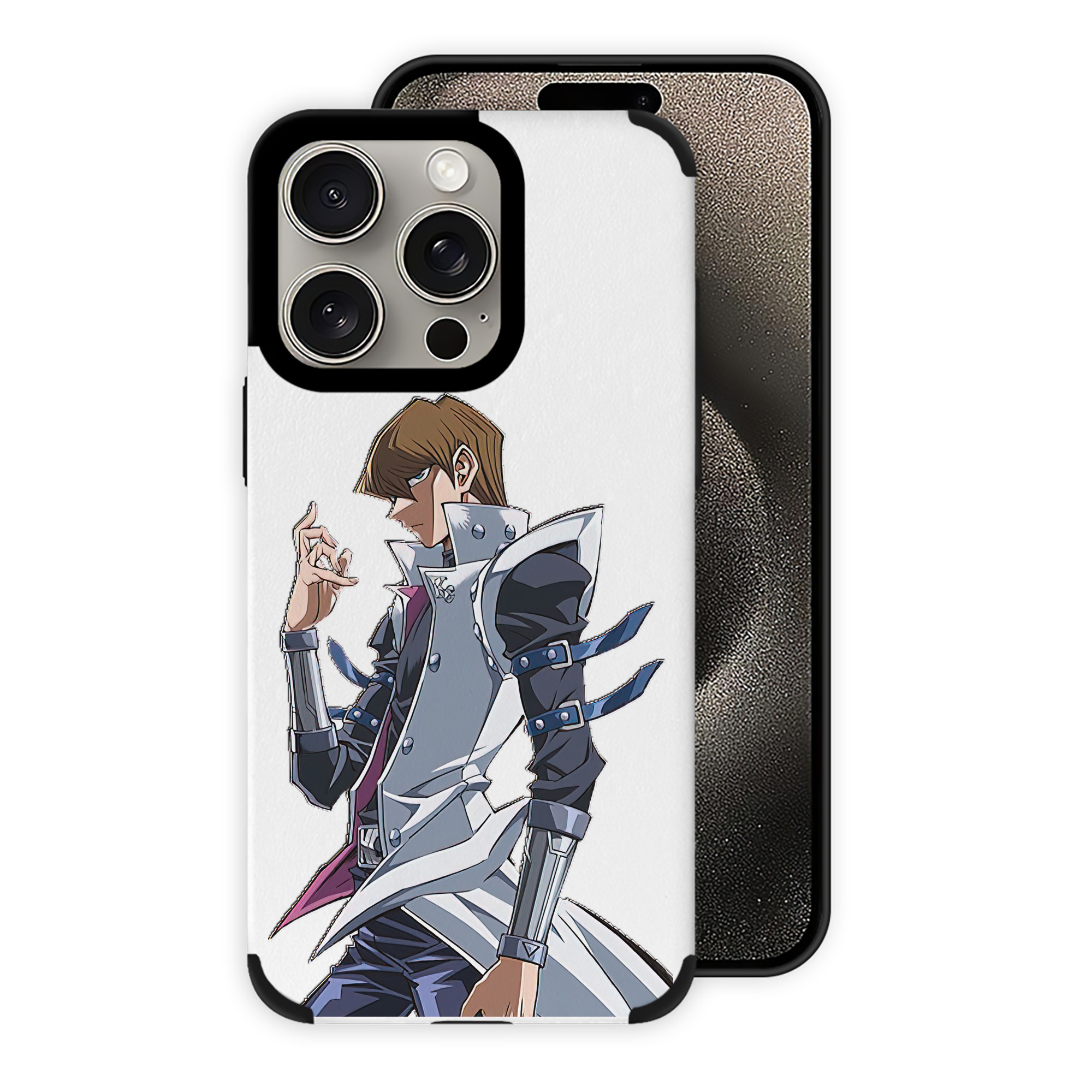 遊☆戯☆王 Yu-Gi-Oh! 【iPhone15ProMax対応】 PUレザー スマホケース 耐衝撃＆黄変防止