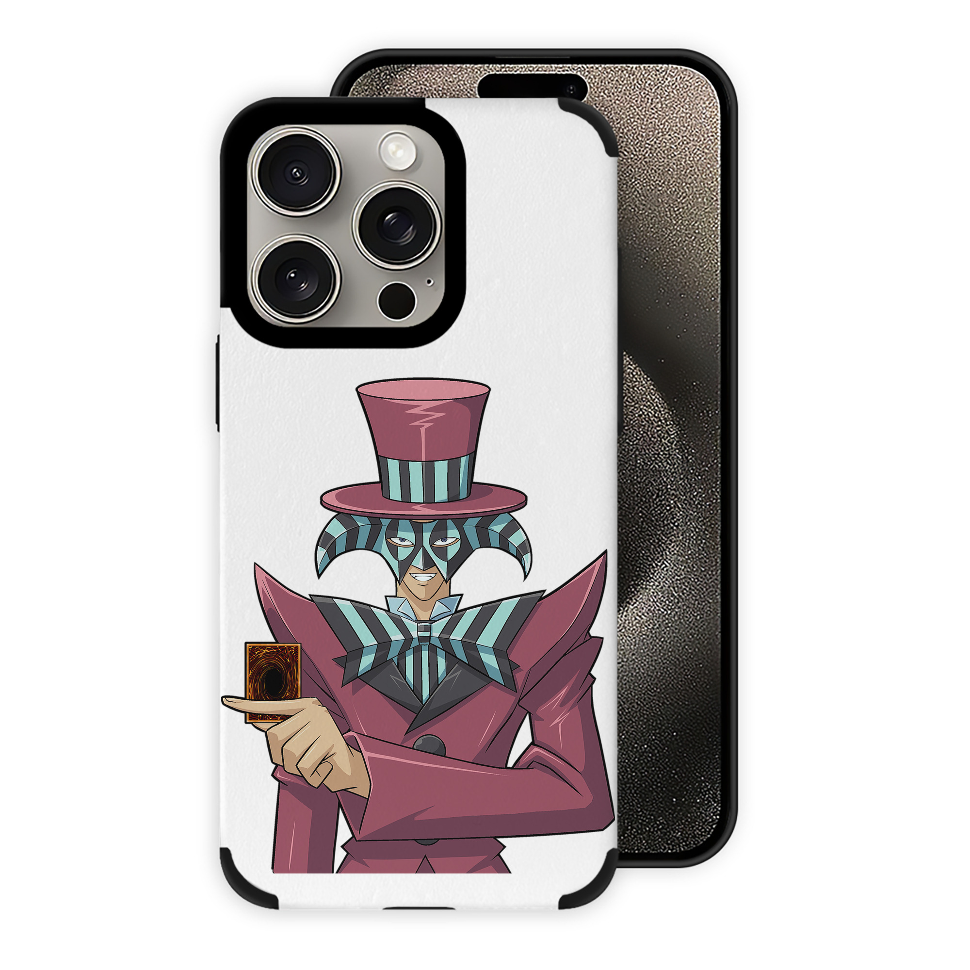 遊☆戯☆王 Yu-Gi-Oh! 【iPhone15ProMax対応】 PUレザー スマホケース 耐衝撃＆黄変防止