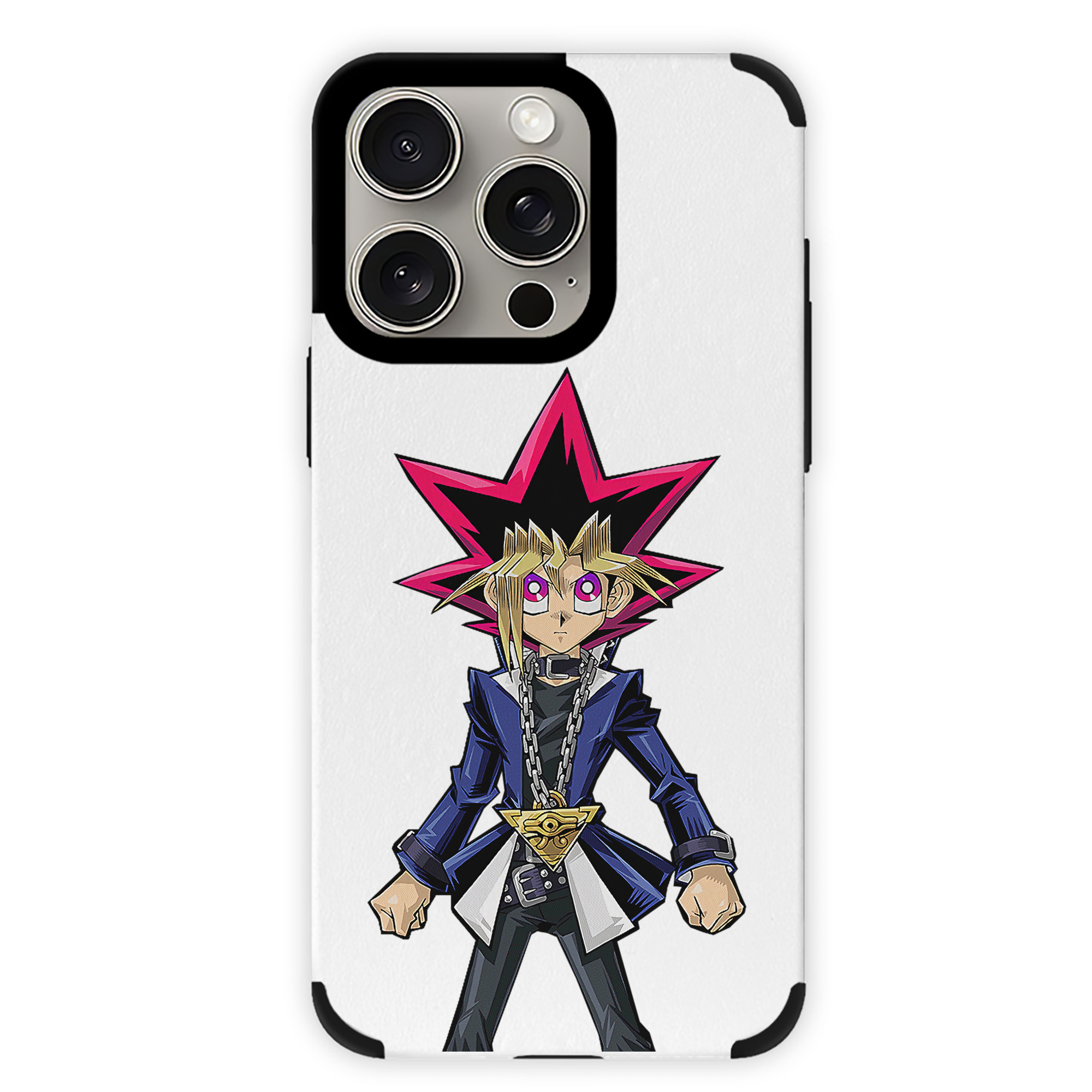 （画像用） 遊☆戯☆王 Yu-Gi-Oh! 【iPhone15ProMax対応】 PUレザー スマホケース 耐衝撃＆黄変防止