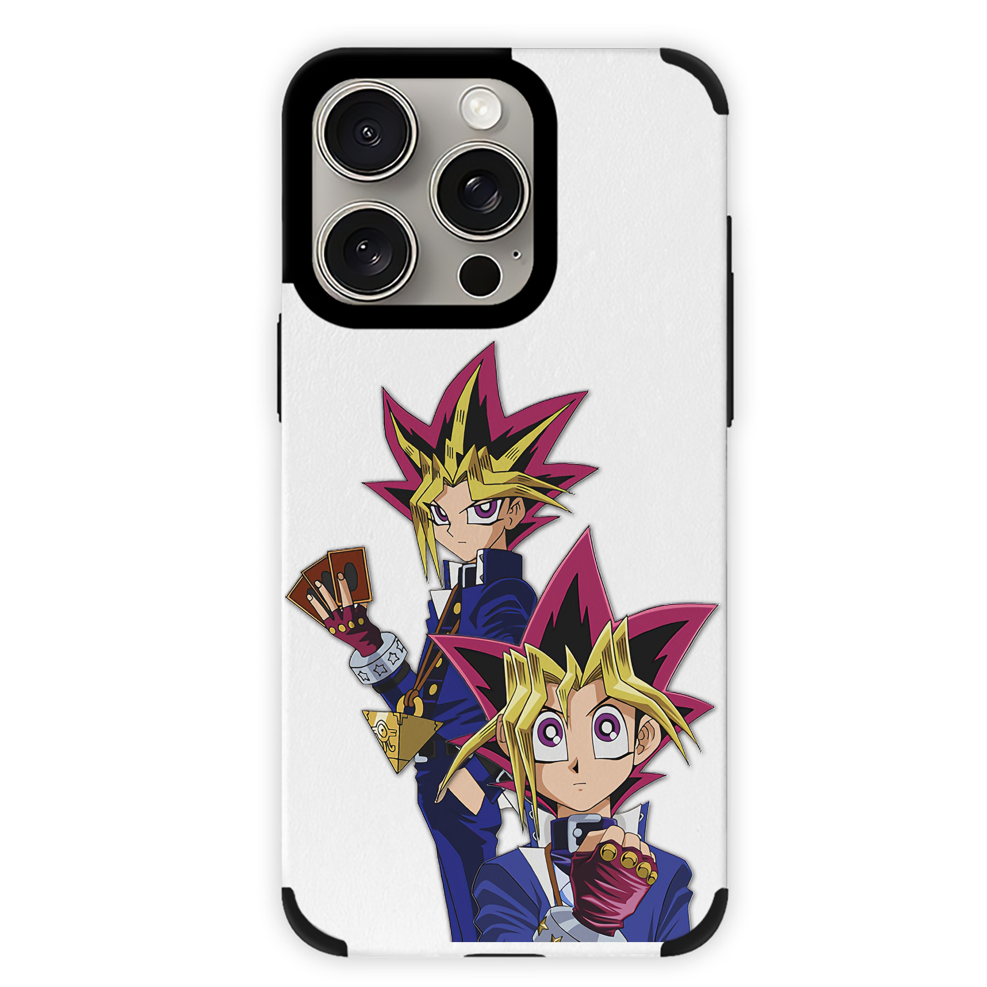 遊☆戯☆王 Yu-Gi-Oh! 【iPhone15ProMax対応】 PUレザー スマホケース 耐衝撃＆黄変防止