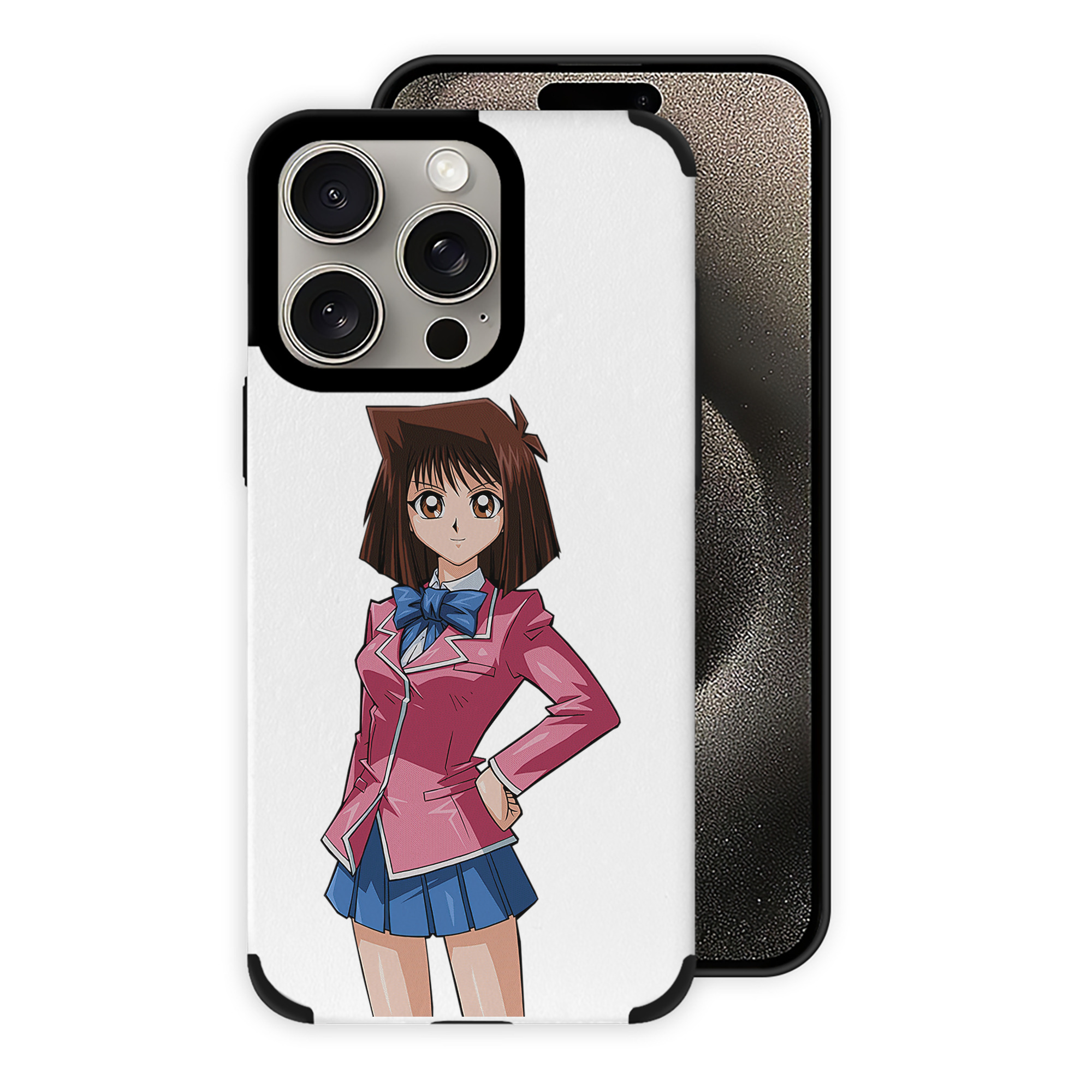遊☆戯☆王 Yu-Gi-Oh! 【iPhone15ProMax対応】 PUレザー スマホケース 耐衝撃＆黄変防止