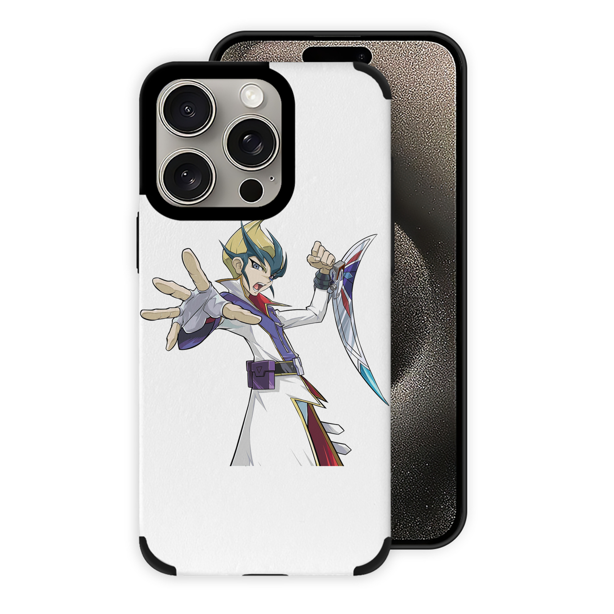 遊☆戯☆王 Yu-Gi-Oh! 【iPhone15ProMax対応】 PUレザー スマホケース 耐衝撃＆黄変防止