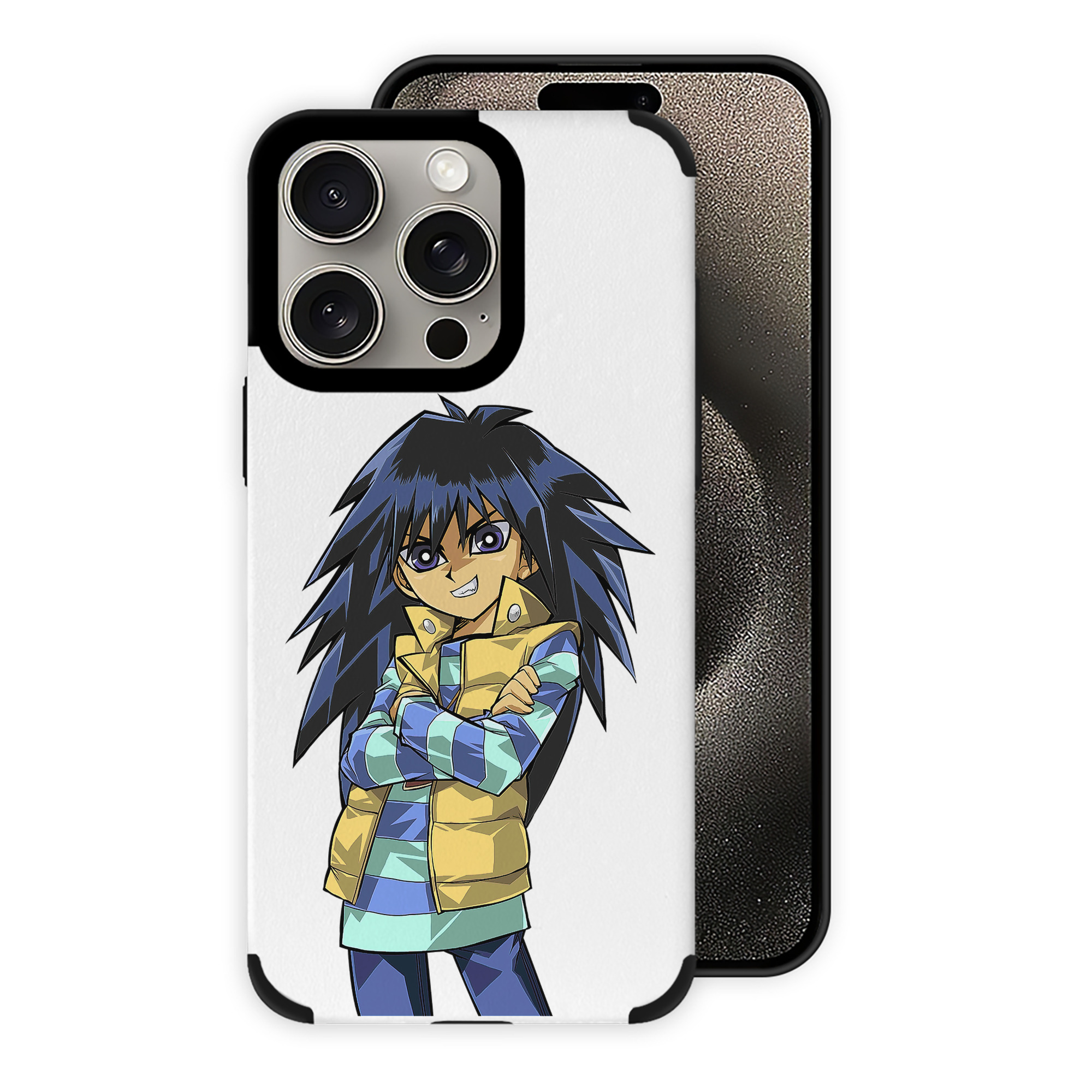 遊☆戯☆王 Yu-Gi-Oh! 【iPhone15ProMax対応】 PUレザー スマホケース 耐衝撃＆黄変防止