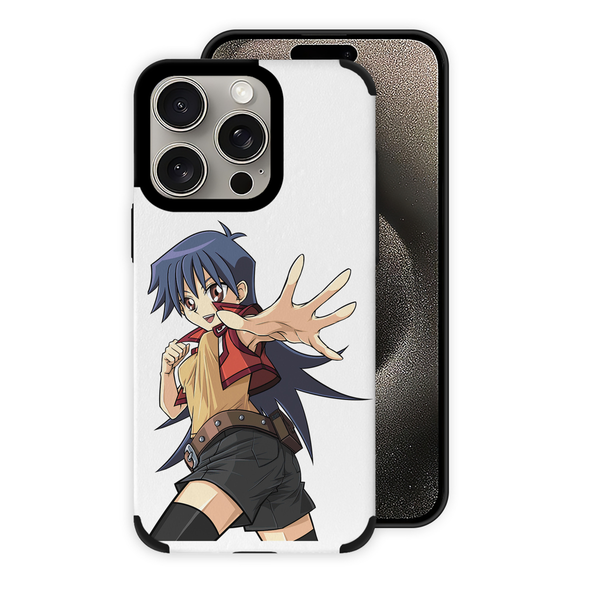 遊☆戯☆王 Yu-Gi-Oh! 【iPhone15ProMax対応】 PUレザー スマホケース 耐衝撃＆黄変防止