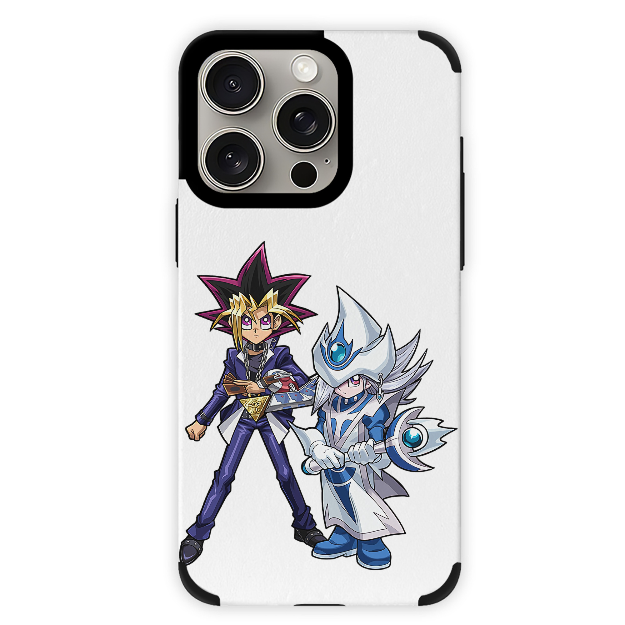 遊☆戯☆王 Yu-Gi-Oh! 【iPhone15ProMax対応】 PUレザー スマホケース 耐衝撃＆黄変防止