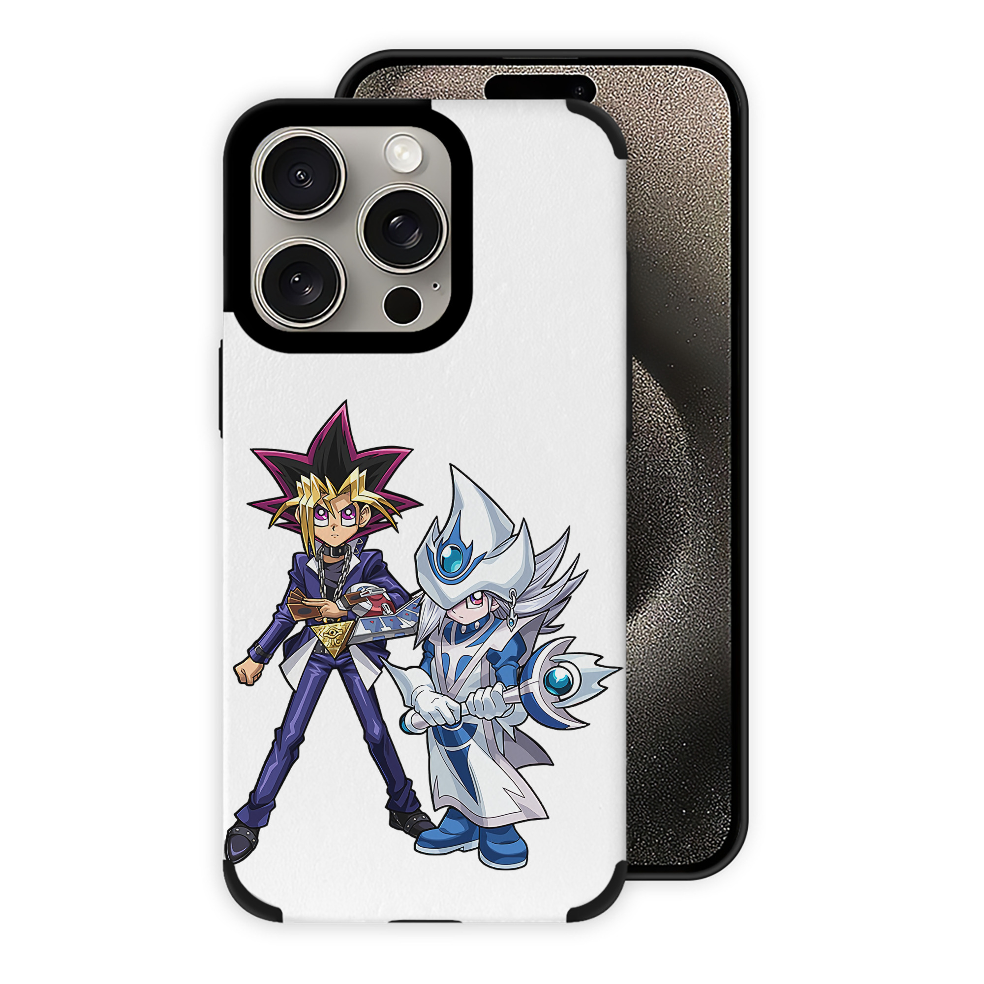 遊☆戯☆王 Yu-Gi-Oh! 【iPhone15ProMax対応】 PUレザー スマホケース 耐衝撃＆黄変防止