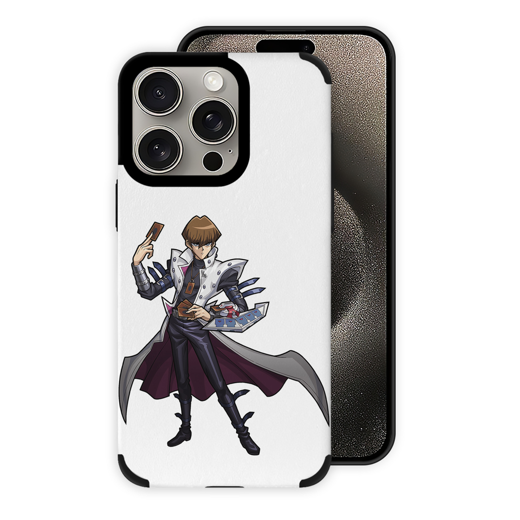 遊☆戯☆王 Yu-Gi-Oh! 【iPhone15ProMax対応】 PUレザー スマホケース 耐衝撃＆黄変防止