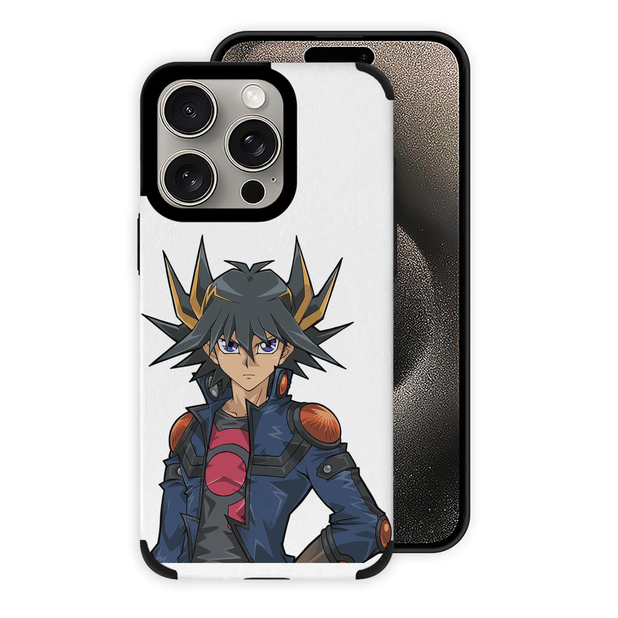 遊☆戯☆王 Yu-Gi-Oh! 【iPhone15ProMax対応】 PUレザー スマホケース 耐衝撃＆黄変防止