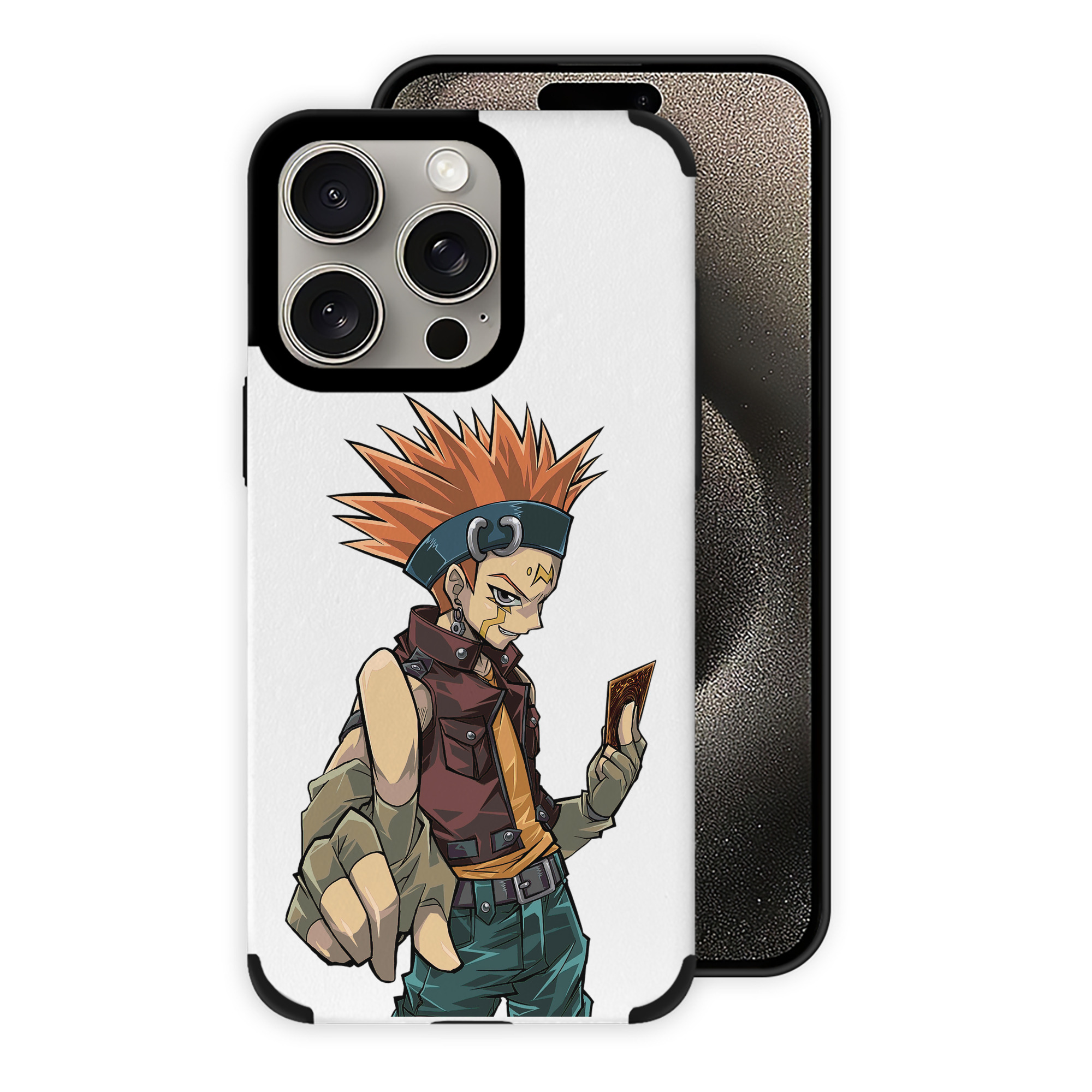 遊☆戯☆王 Yu-Gi-Oh! 【iPhone15ProMax対応】 PUレザー スマホケース 耐衝撃＆黄変防止