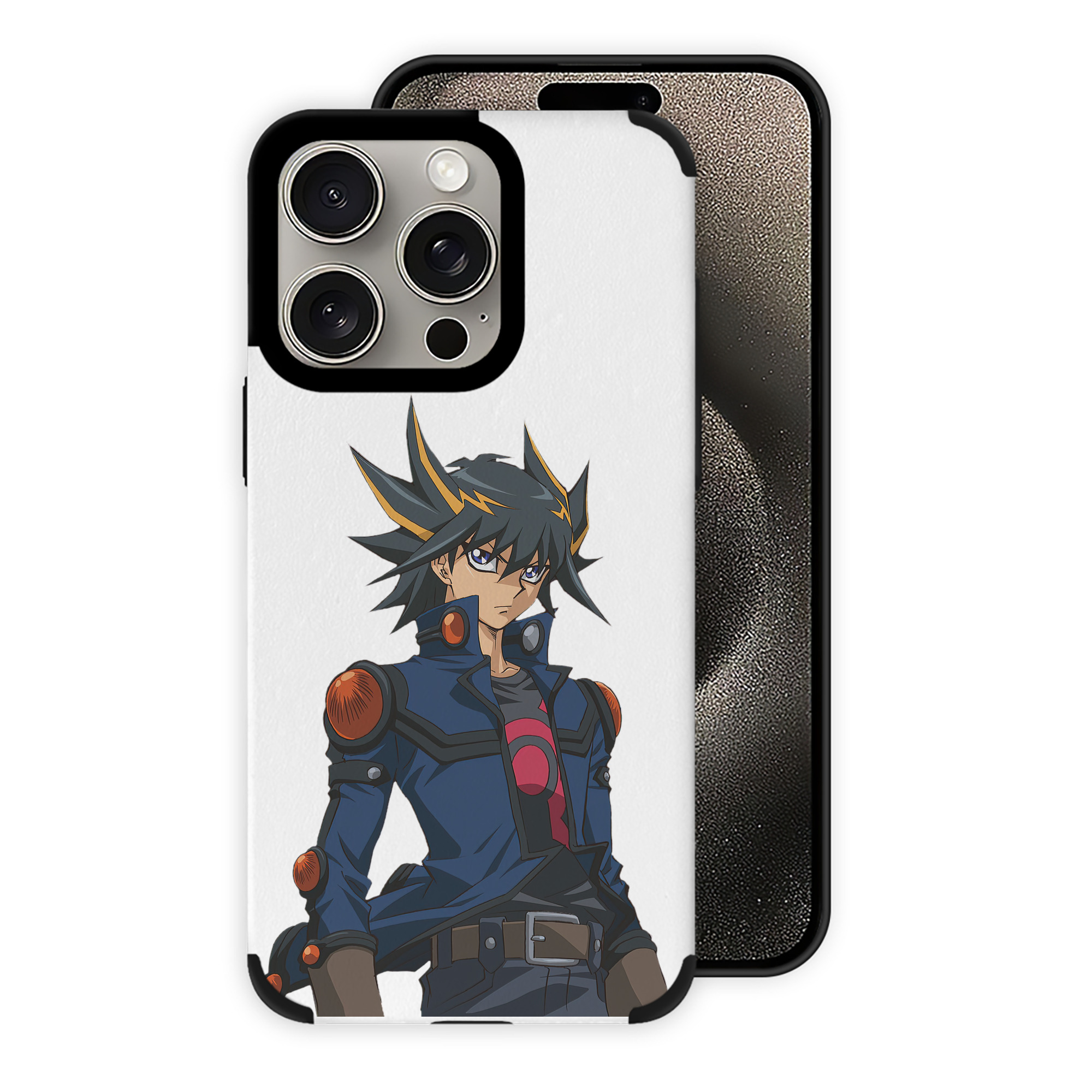 遊☆戯☆王 Yu-Gi-Oh! 【iPhone15ProMax対応】 PUレザー スマホケース 耐衝撃＆黄変防止