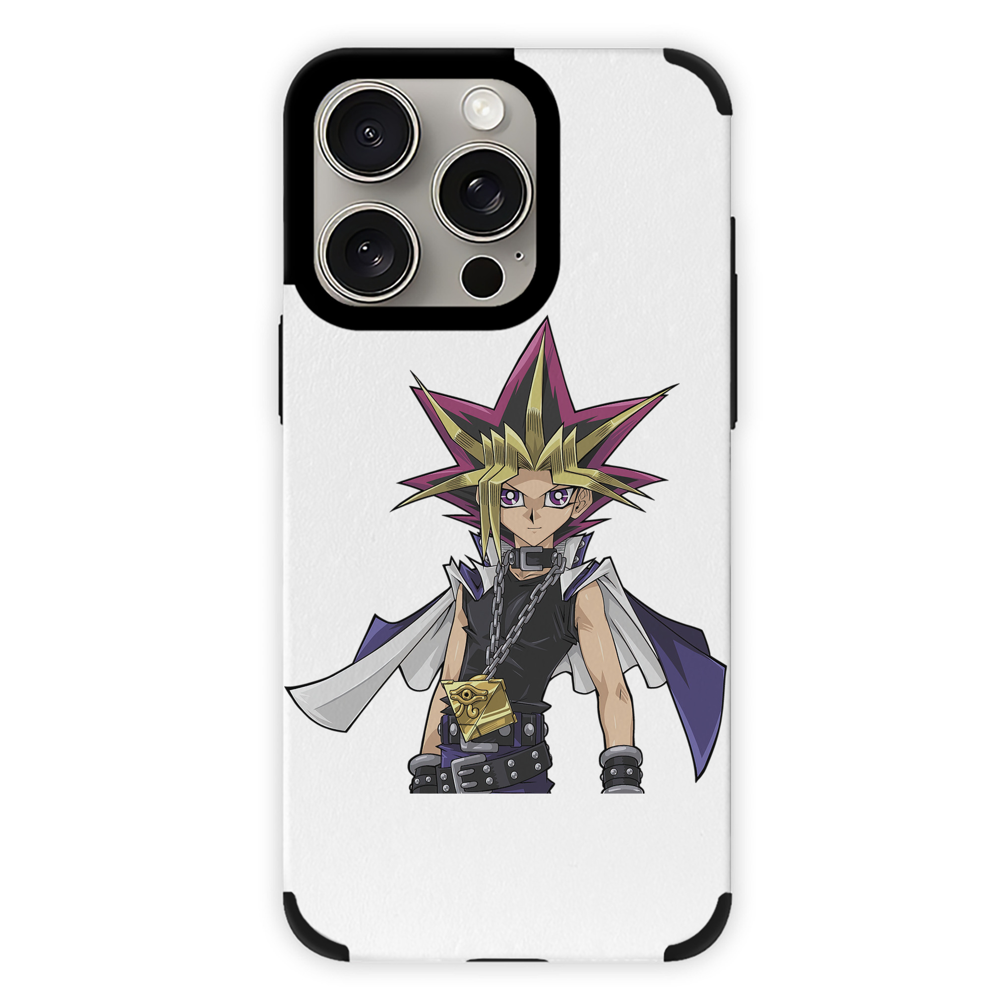 遊☆戯☆王 Yu-Gi-Oh! 【iPhone15ProMax対応】 PUレザー スマホケース 耐衝撃＆黄変防止
