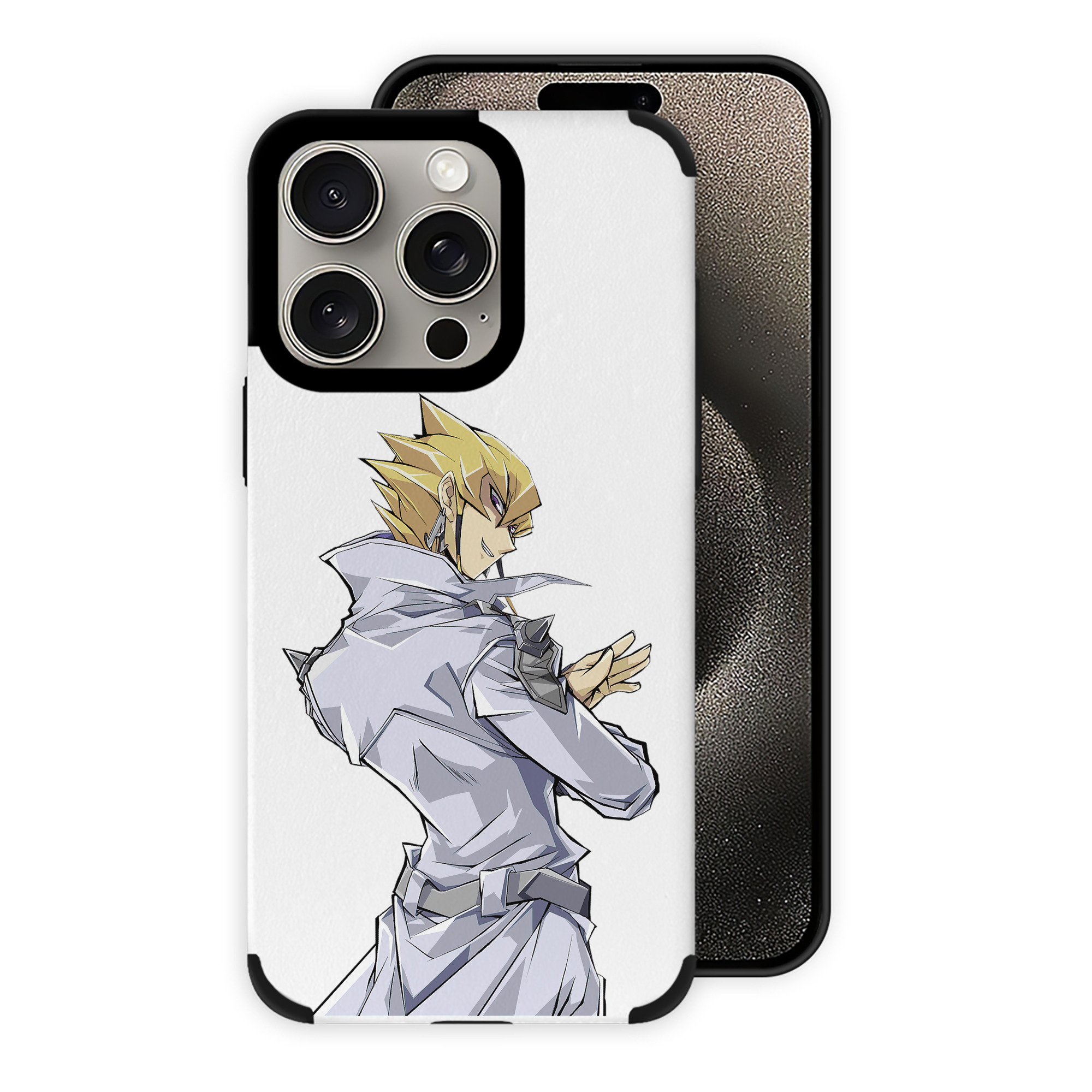 遊☆戯☆王 Yu-Gi-Oh! 【iPhone15ProMax対応】 PUレザー スマホケース 耐衝撃＆黄変防止
