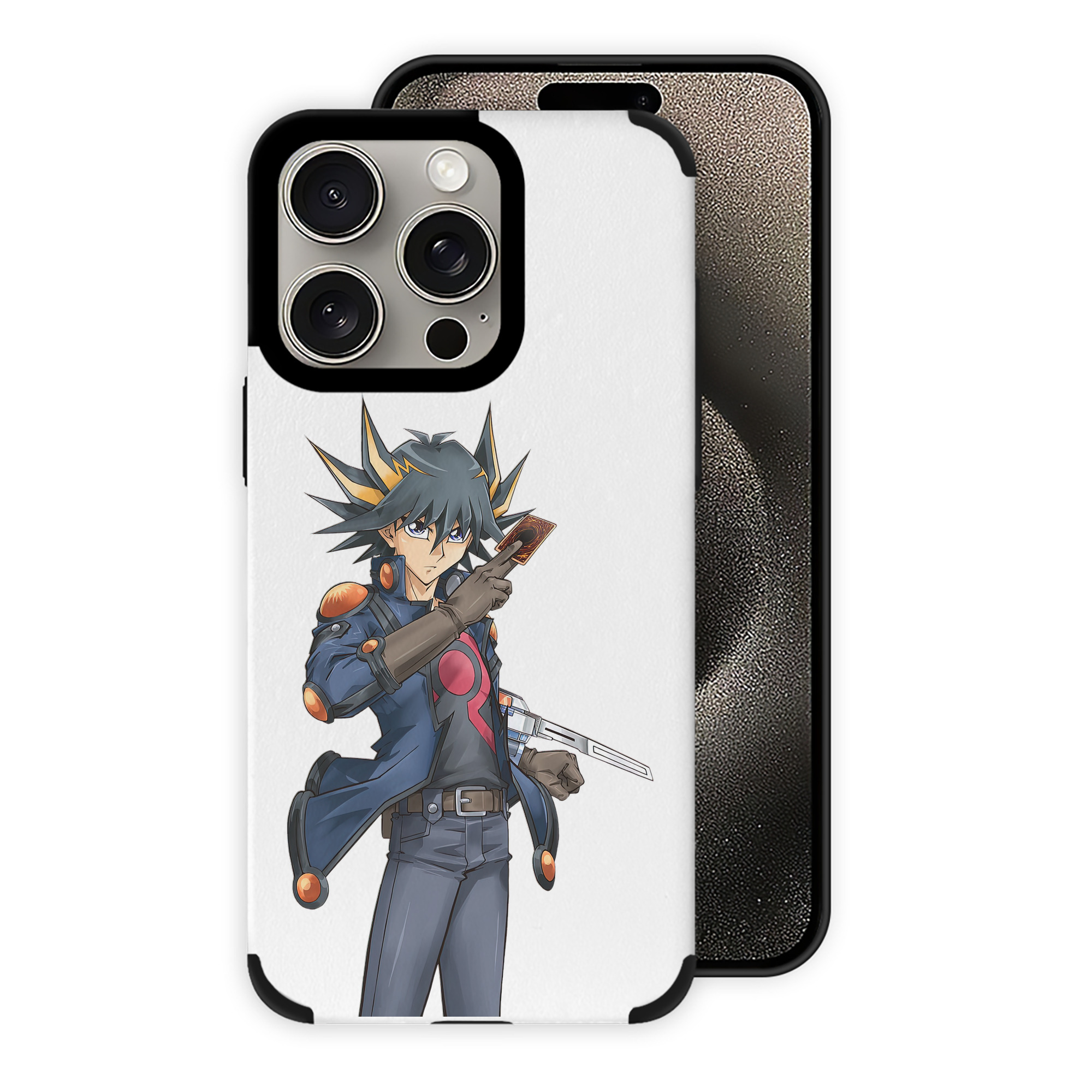 （画像用） 遊☆戯☆王 Yu-Gi-Oh! 【iPhone15ProMax対応】 PUレザー スマホケース 耐衝撃＆黄変防止