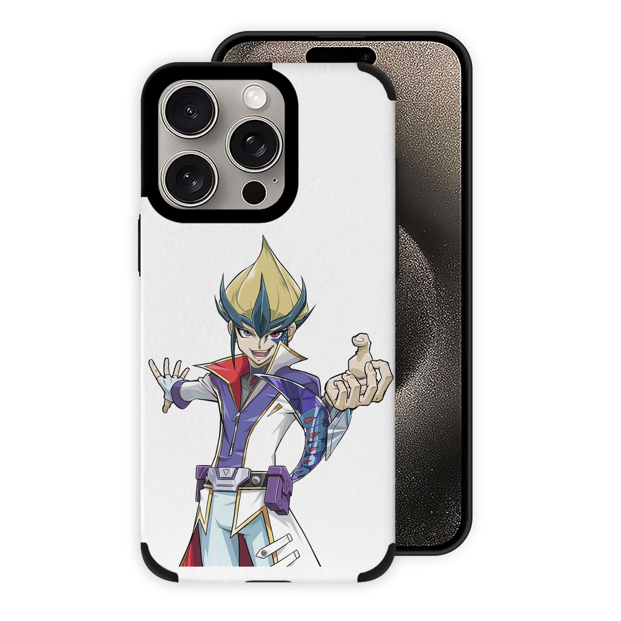 遊☆戯☆王 Yu-Gi-Oh! 【iPhone15ProMax対応】 PUレザー スマホケース 耐衝撃＆黄変防止