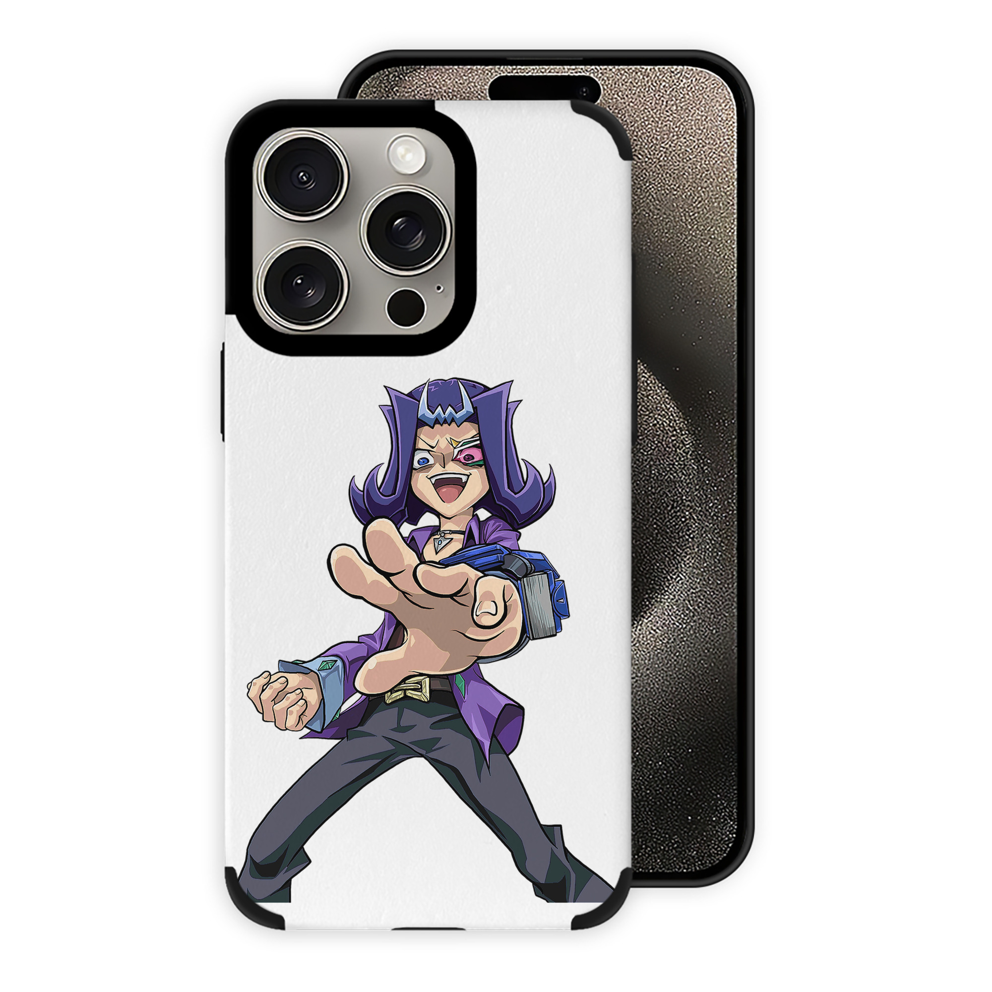 遊☆戯☆王 Yu-Gi-Oh! 【iPhone15ProMax対応】 PUレザー スマホケース 耐衝撃＆黄変防止
