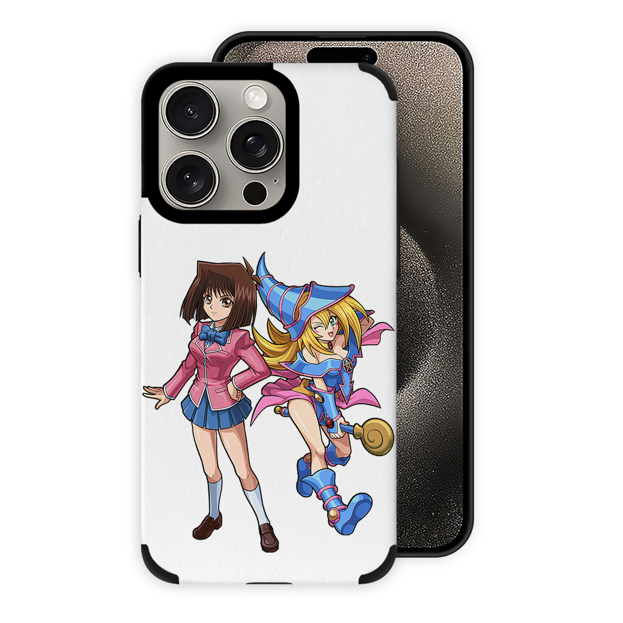 遊☆戯☆王 Yu-Gi-Oh! 【iPhone15ProMax対応】 PUレザー スマホケース 耐衝撃＆黄変防止