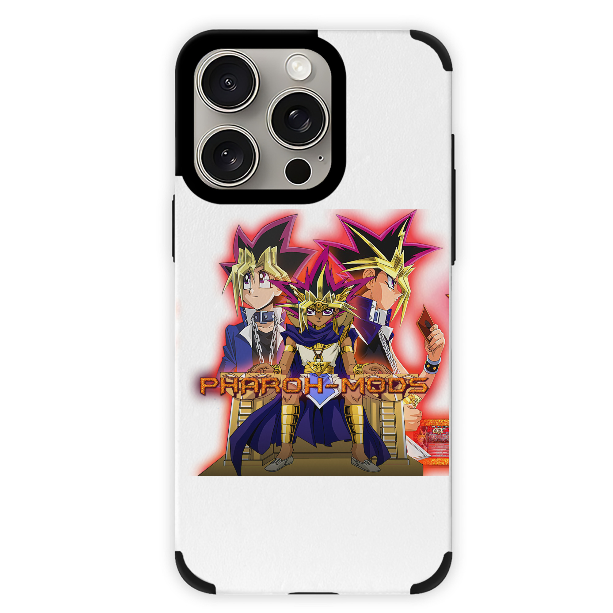 （画像用） 遊☆戯☆王 Yu-Gi-Oh! 【iPhone15ProMax対応】 PUレザー スマホケース 耐衝撃＆黄変防止