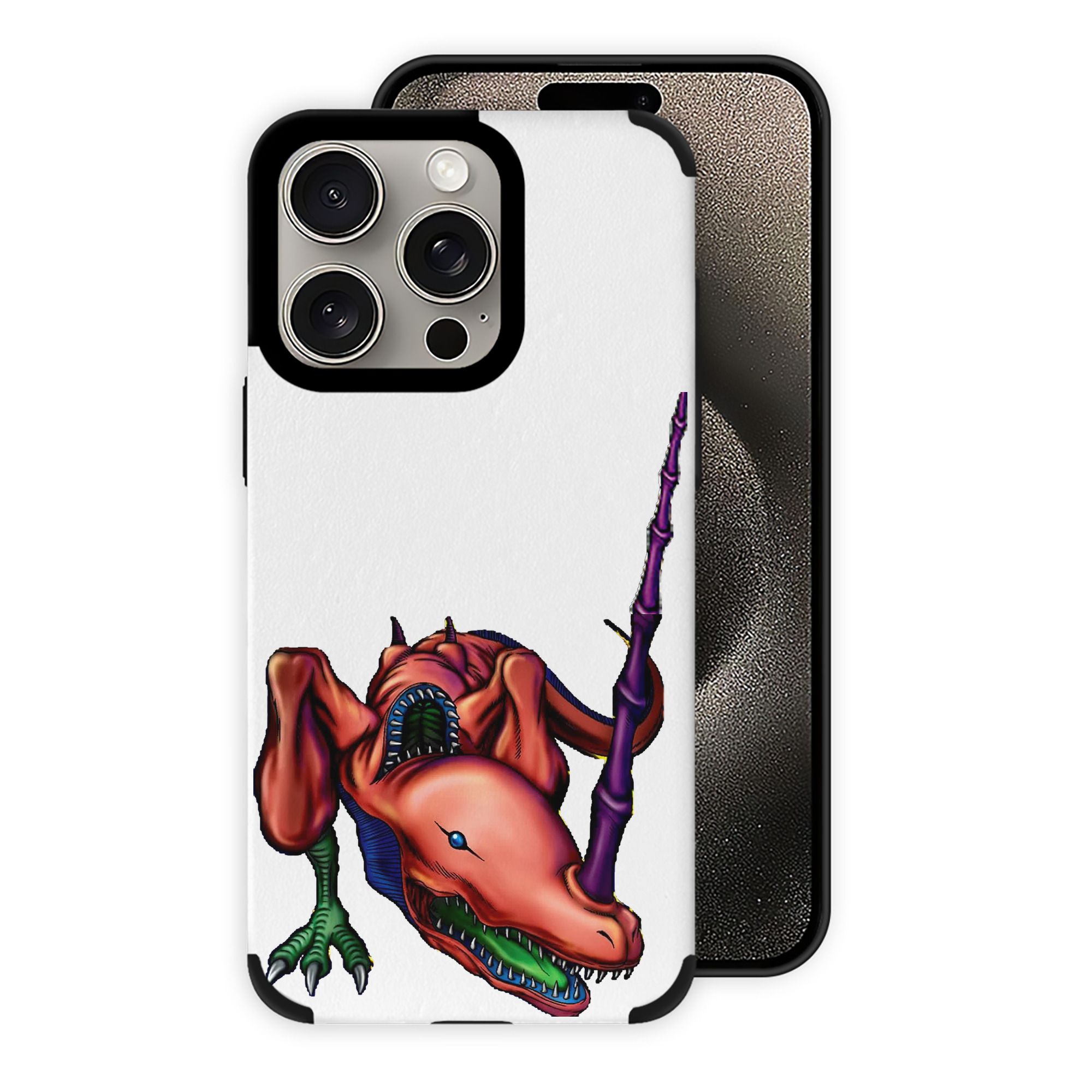 遊☆戯☆王 Yu-Gi-Oh! 【iPhone15ProMax対応】 PUレザー スマホケース 耐衝撃＆黄変防止
