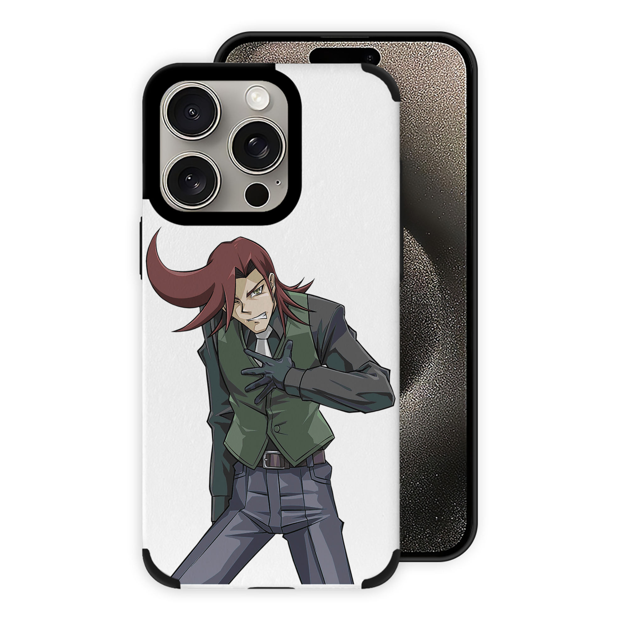 遊☆戯☆王 Yu-Gi-Oh! 【iPhone15ProMax対応】 PUレザー スマホケース 耐衝撃＆黄変防止