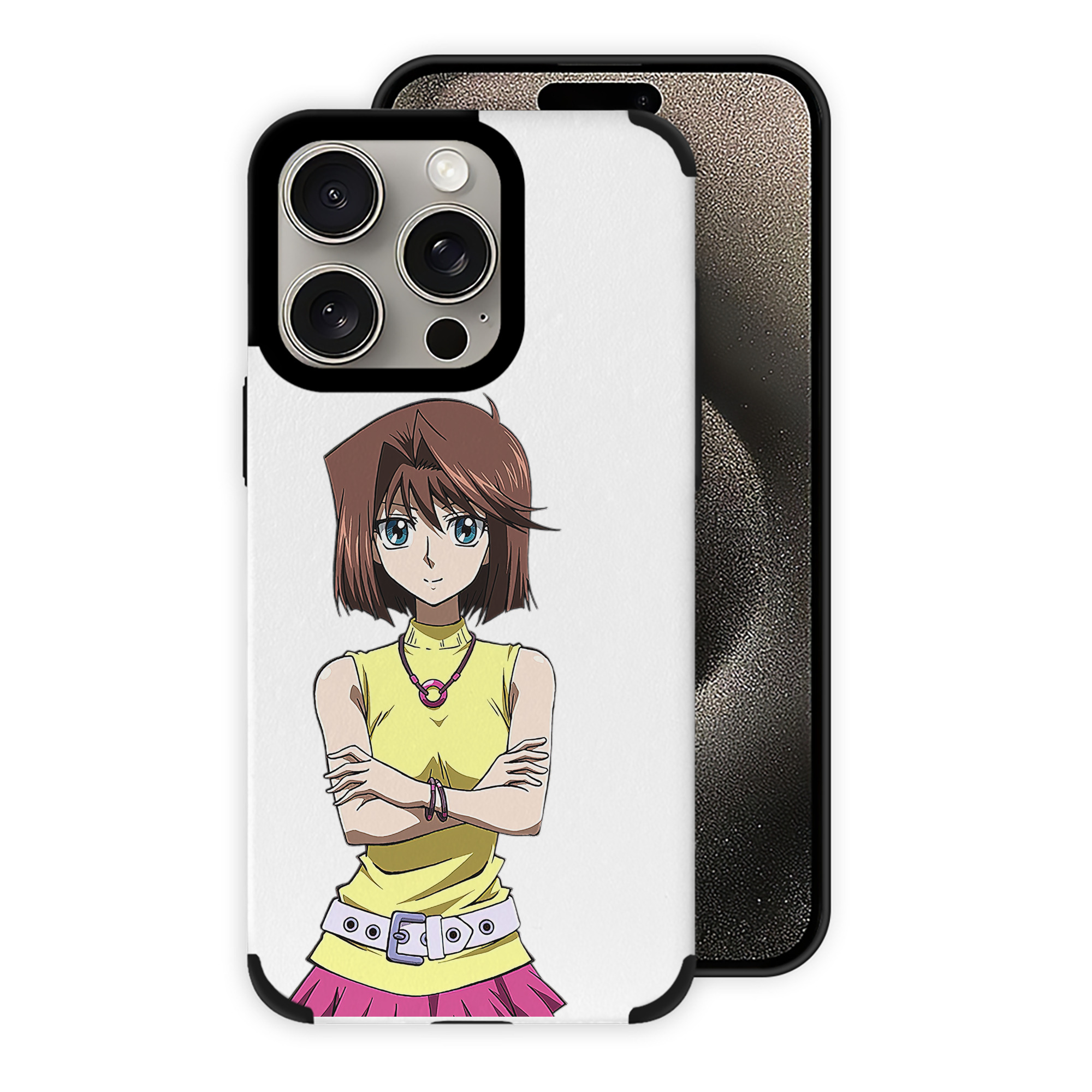 遊☆戯☆王 Yu-Gi-Oh! 【iPhone15ProMax対応】 PUレザー スマホケース 耐衝撃＆黄変防止