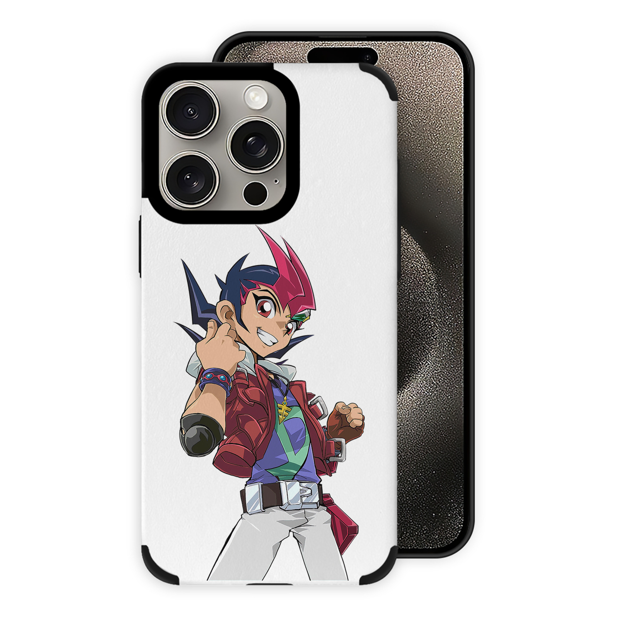（画像用） 遊☆戯☆王 Yu-Gi-Oh! 【iPhone15ProMax対応】 PUレザー スマホケース 耐衝撃＆黄変防止