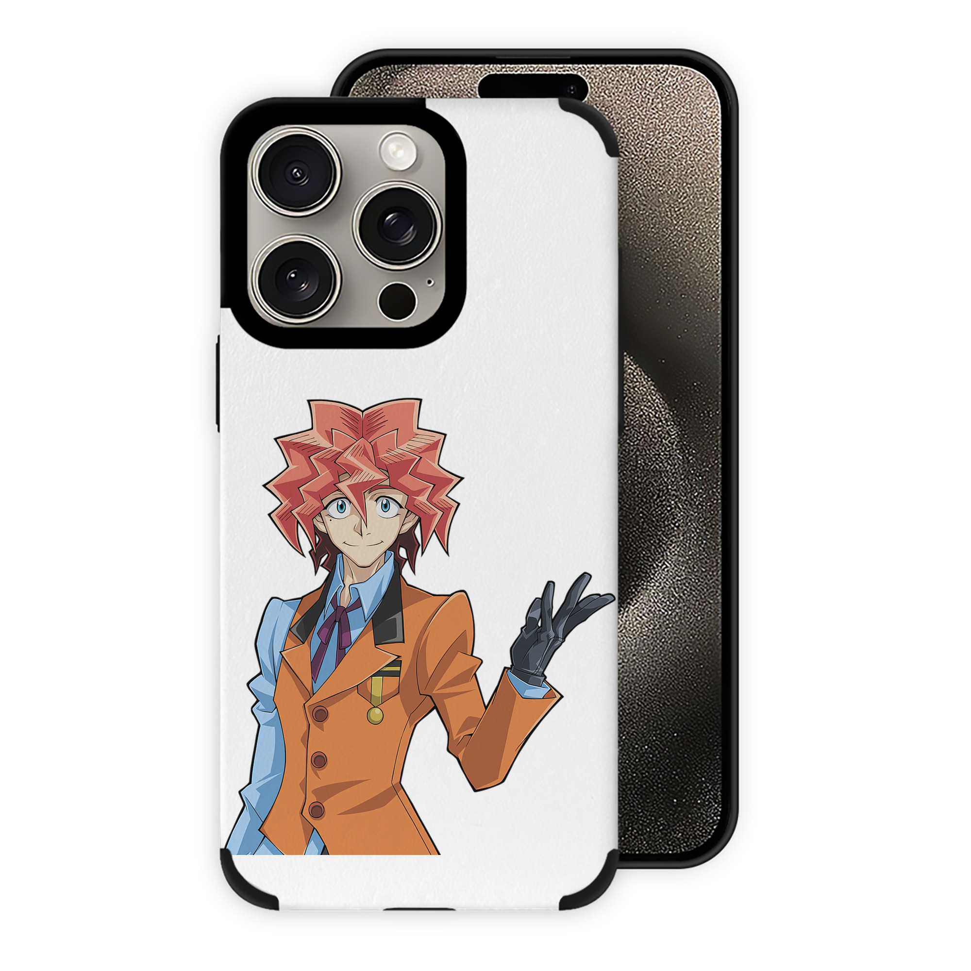 遊☆戯☆王 Yu-Gi-Oh! 【iPhone15ProMax対応】 PUレザー スマホケース 耐衝撃＆黄変防止