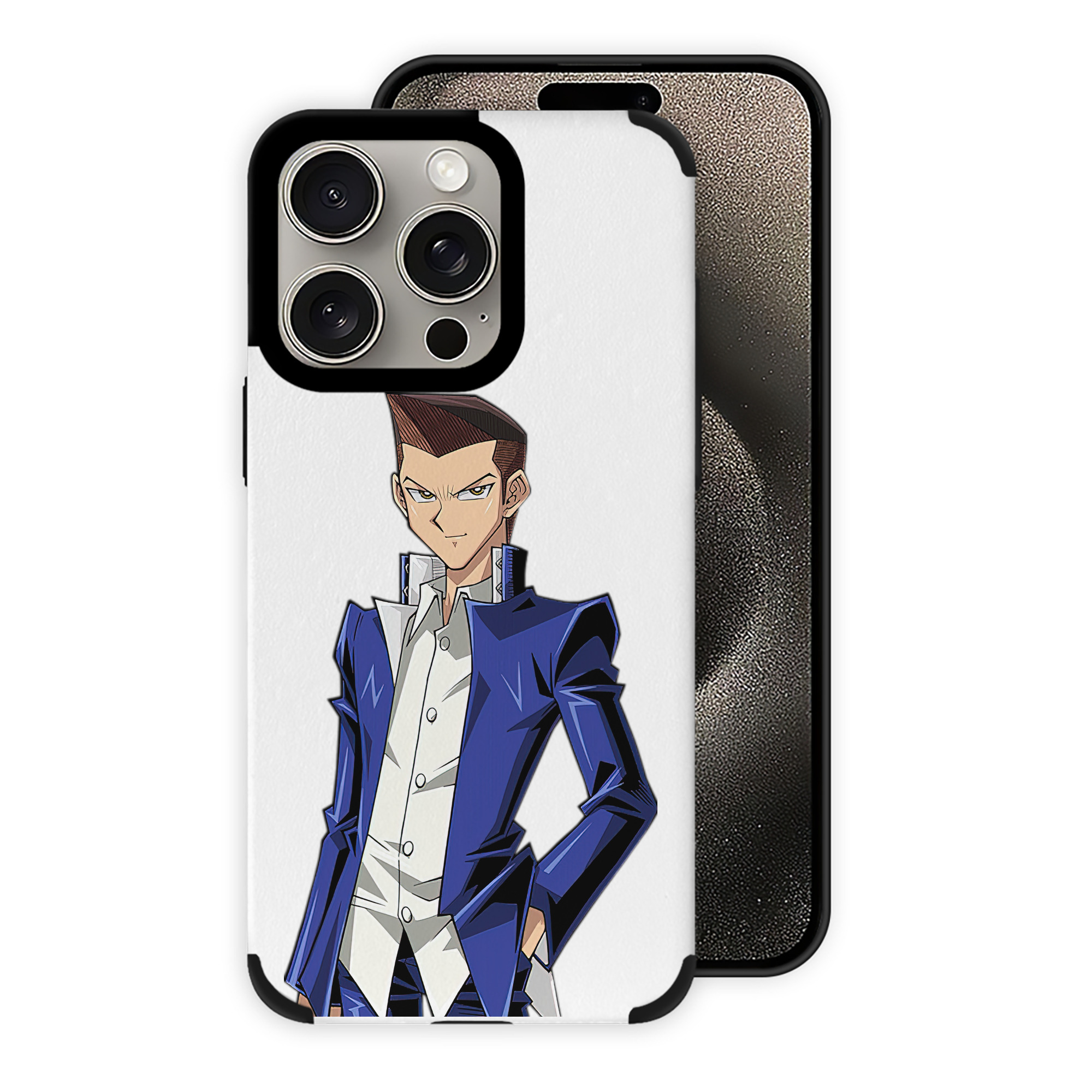 遊☆戯☆王 Yu-Gi-Oh! 【iPhone15ProMax対応】 PUレザー スマホケース 耐衝撃＆黄変防止