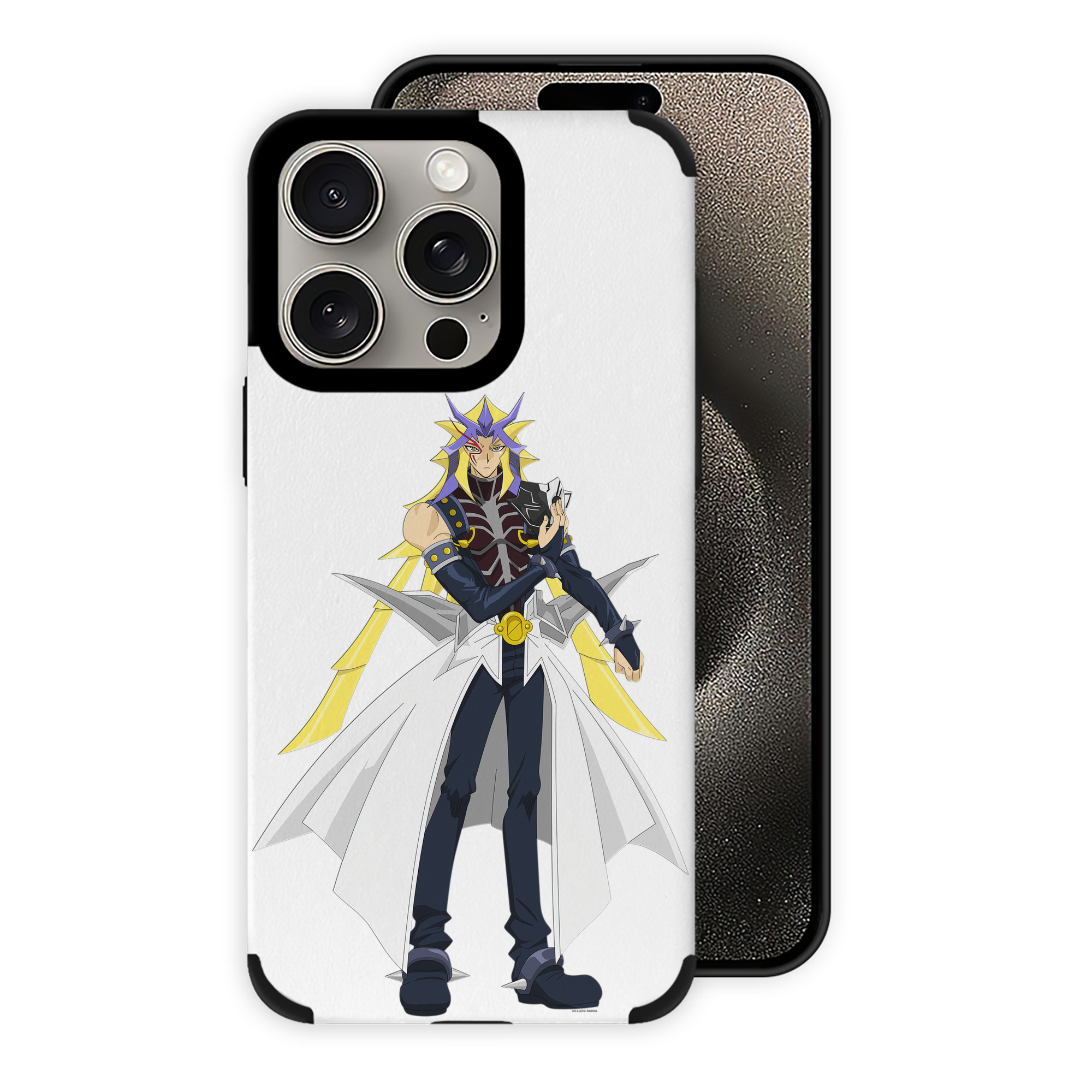 遊☆戯☆王 Yu-Gi-Oh! 【iPhone15ProMax対応】 PUレザー スマホケース 耐衝撃＆黄変防止