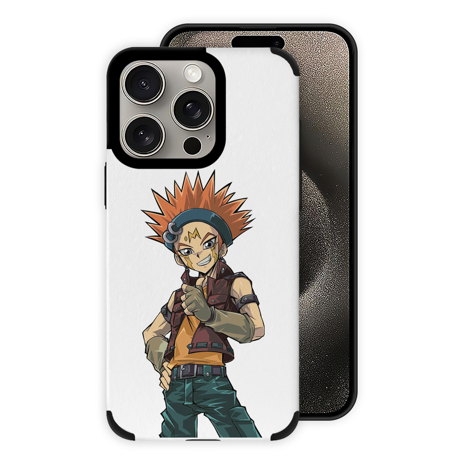 遊☆戯☆王 Yu-Gi-Oh! 【iPhone15ProMax対応】 PUレザー スマホケース 耐衝撃＆黄変防止