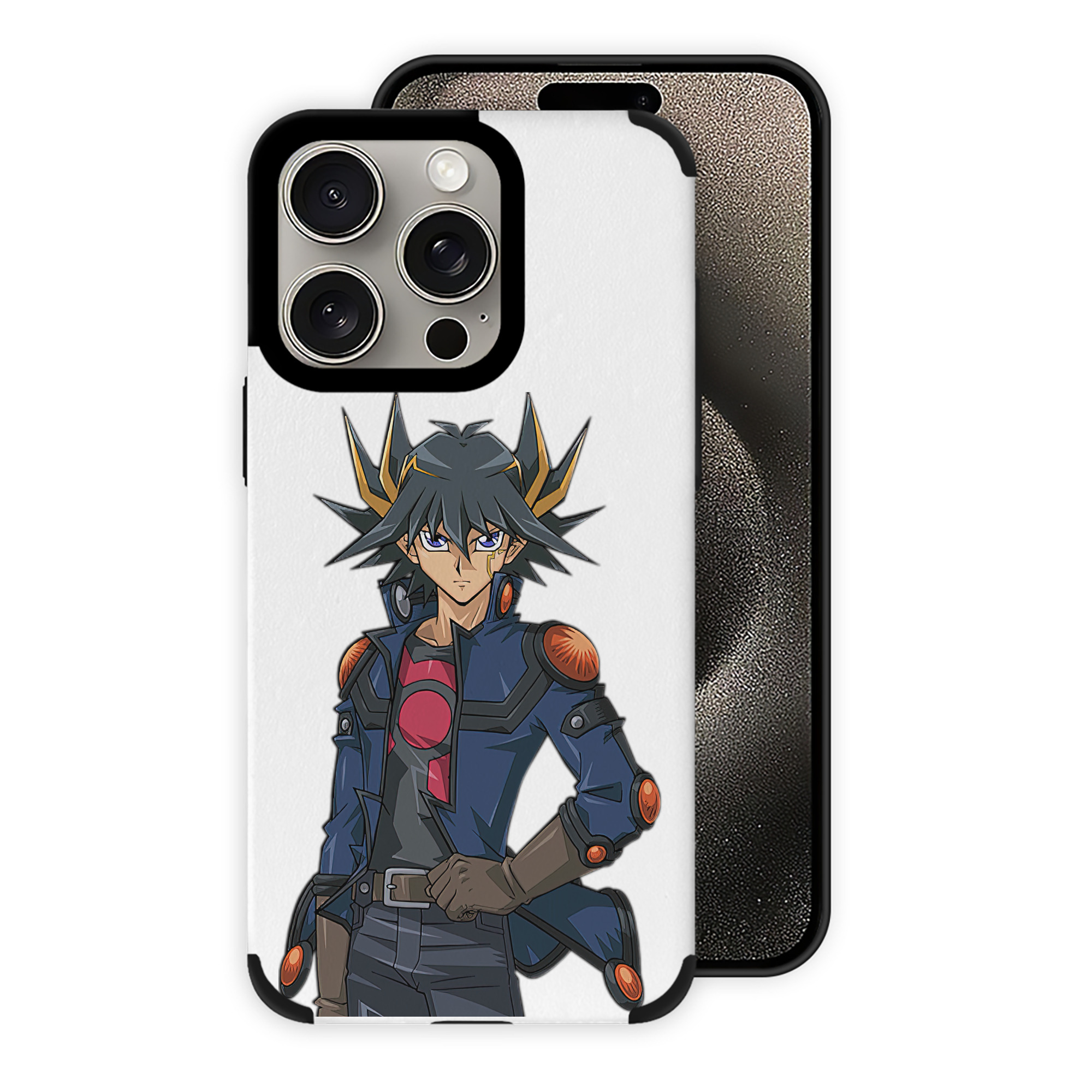 遊☆戯☆王 Yu-Gi-Oh! 【iPhone15ProMax対応】 PUレザー スマホケース 耐衝撃＆黄変防止