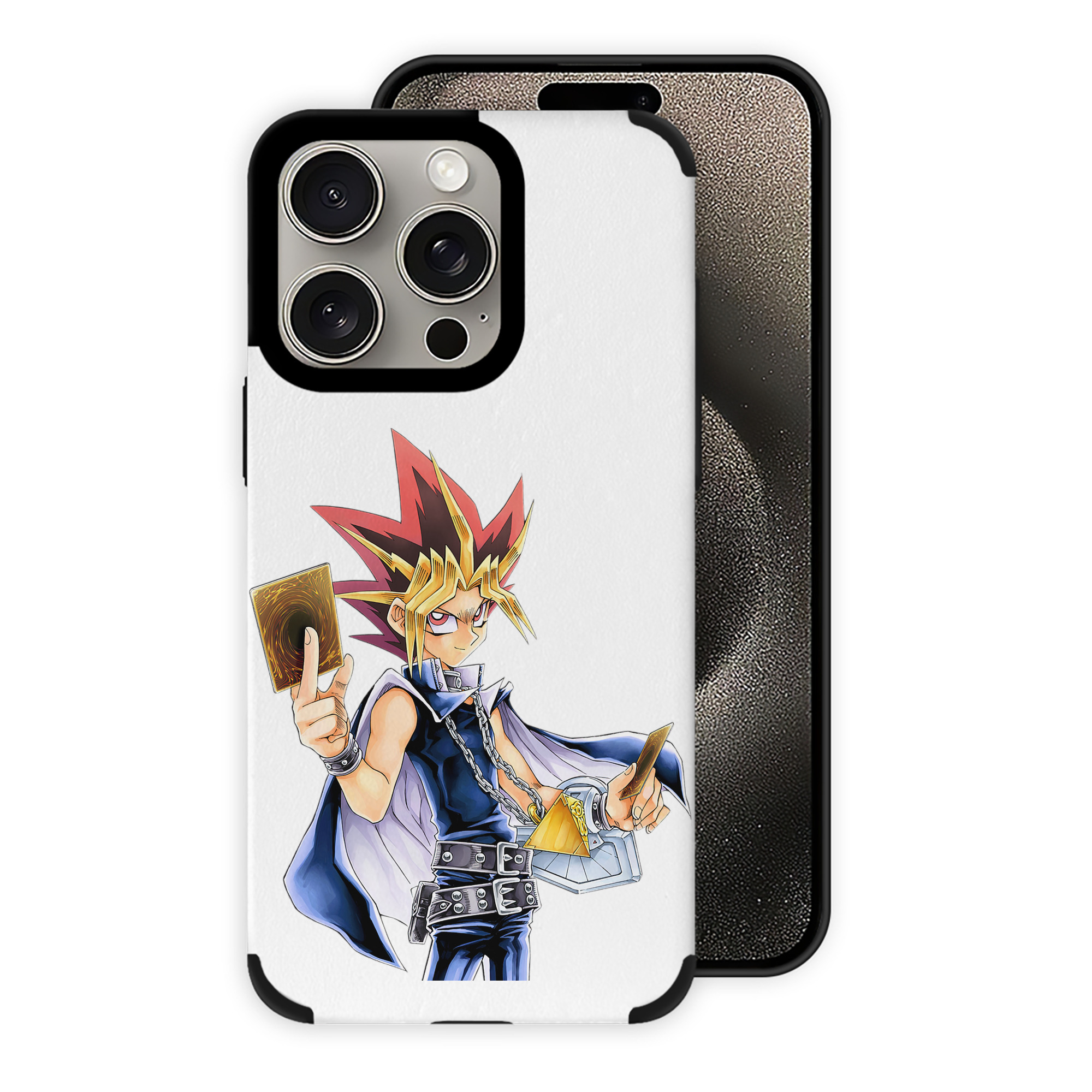 遊☆戯☆王 Yu-Gi-Oh! 【iPhone15ProMax対応】 PUレザー スマホケース 耐衝撃＆黄変防止