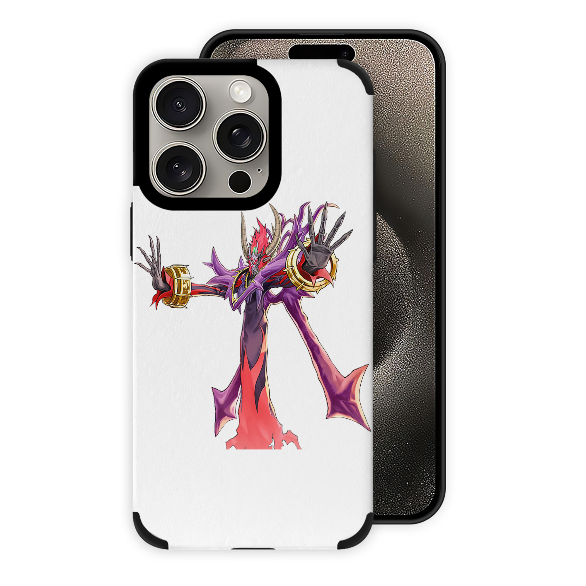遊☆戯☆王 Yu-Gi-Oh! 【iPhone15ProMax対応】 PUレザー スマホケース 耐衝撃＆黄変防止