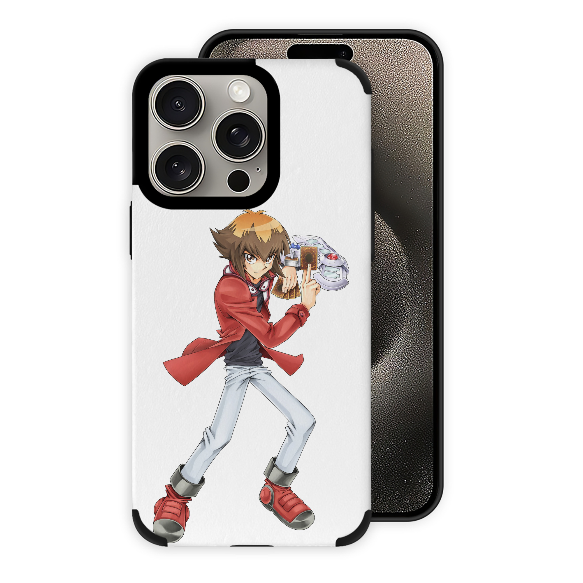 遊☆戯☆王 Yu-Gi-Oh! 【iPhone15ProMax対応】 PUレザー スマホケース 耐衝撃＆黄変防止